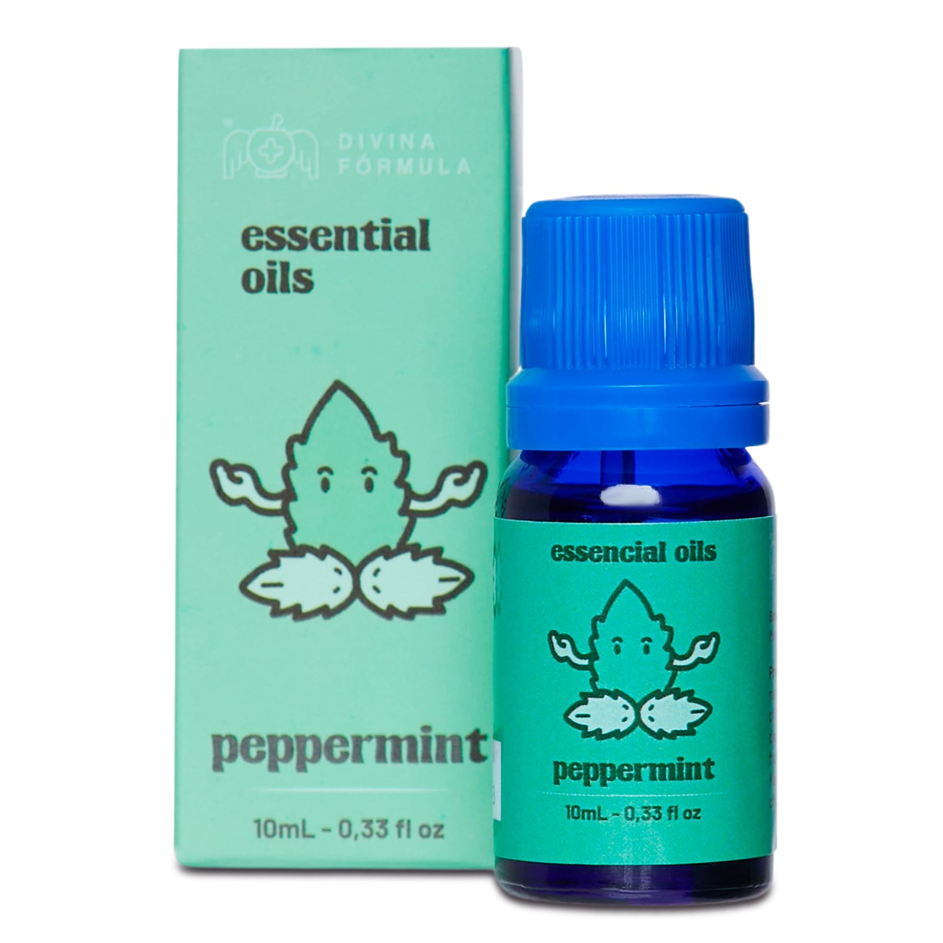 Divina Fórmula - 100% Pure Peppermint Essential Oil - Aromatherapy Oils, Essential Oils - Oil for Massage