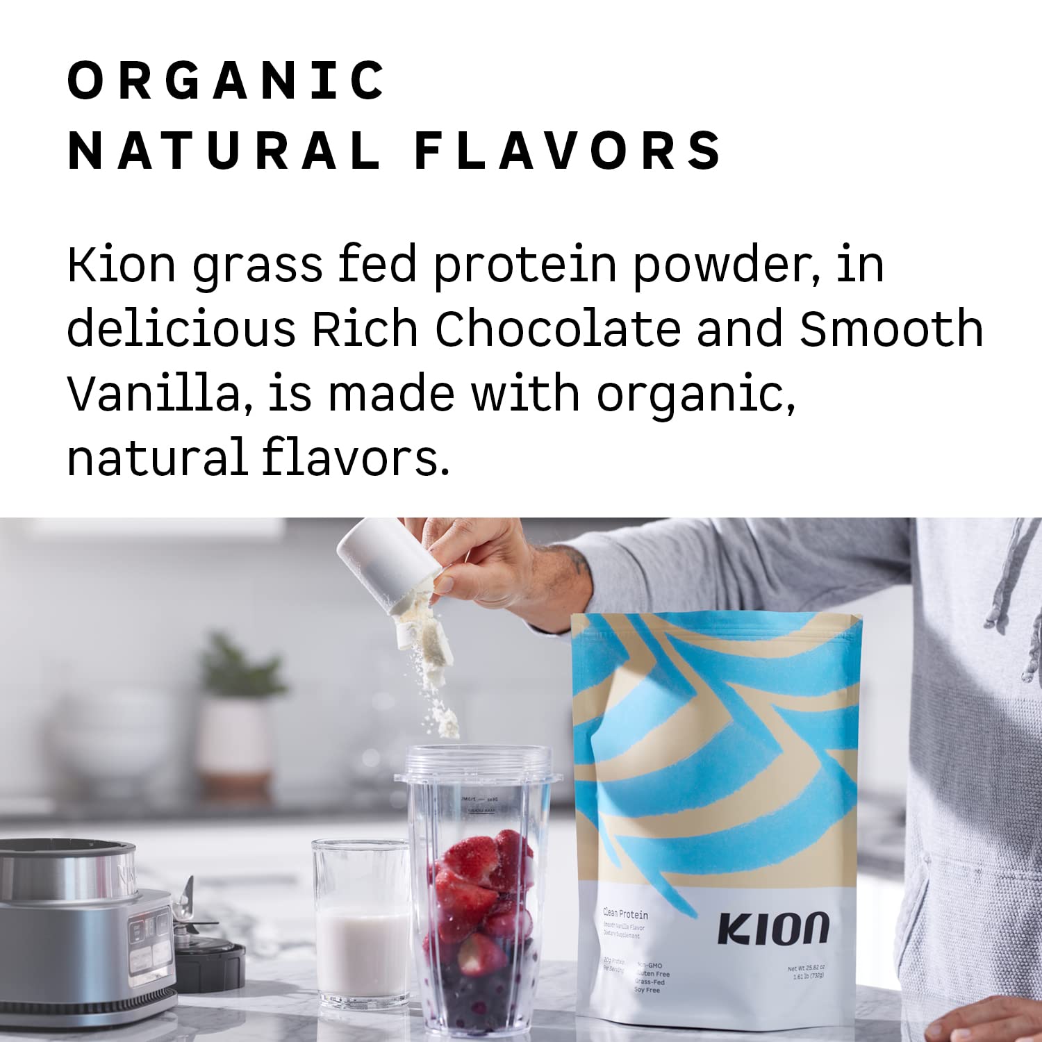 Kion Clean Protein | Grass-Fed & Pasture-Raised Whey Isolate Protein Powder - AB Mystery