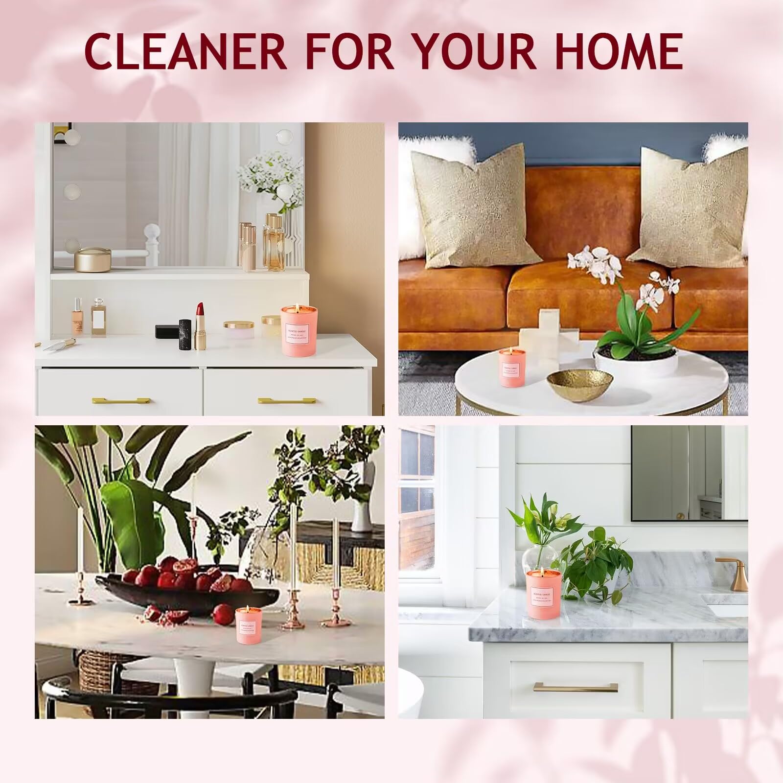 POWSHELF Scented Candle Gifts for Women, Bathroom Decor Candle for Home Scented, 5.5 Oz Jar - AB Mystery