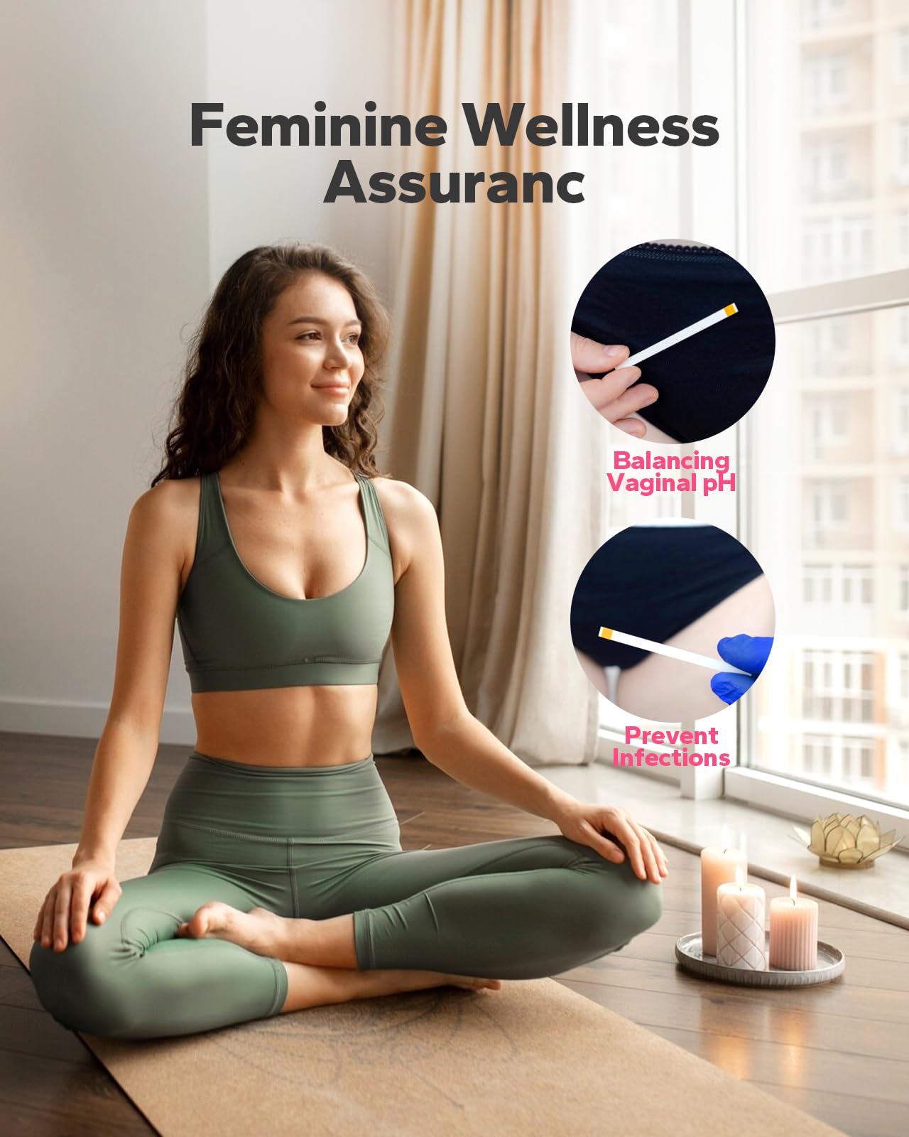 Choppie Vaginal Health pH Test Strips (50 Strips), pH Balance Test Strips for Women, Vaginal pH Test Strips - AB Mystery