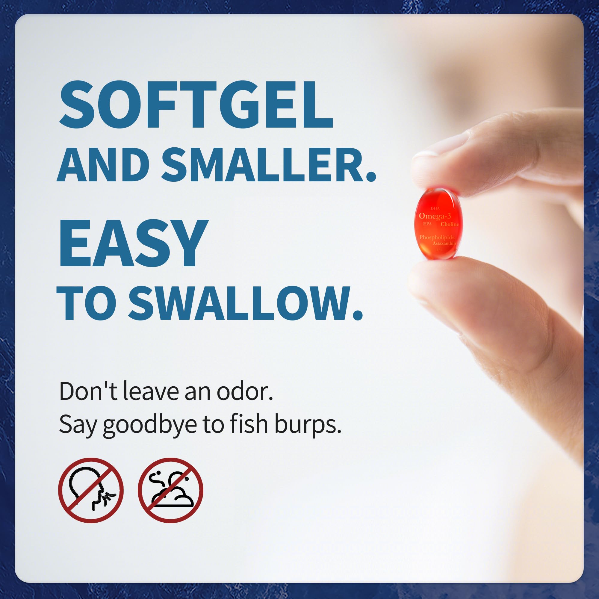 NYO3 Antarctic Krill Oil 1000mg Omega 3 Supplement, EPA & DHA, 90 Softgels Astaxanthin - AB Mystery