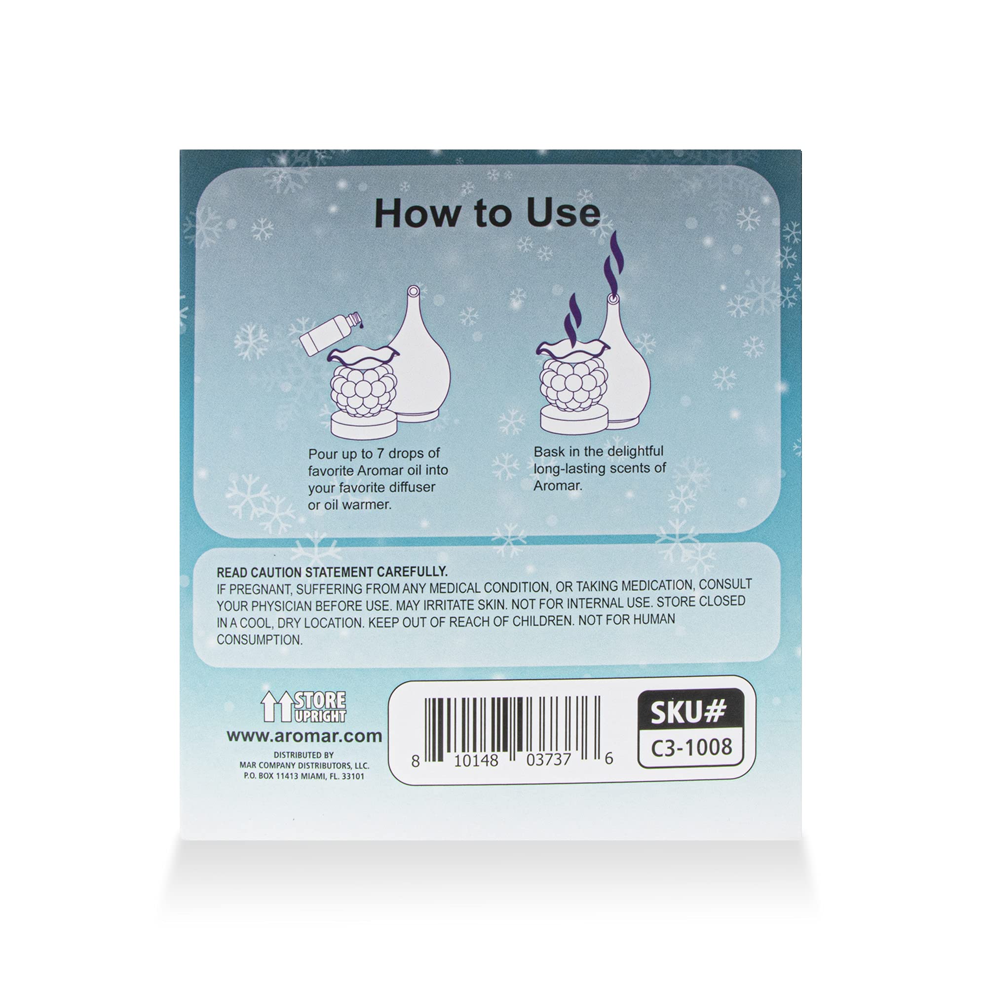 AROMAR Premium Fragrance Oil, 2oz Bottle 3 Pack Long Lasting Aromatic Scent, Fresh and Revitalizing - AB Mystery