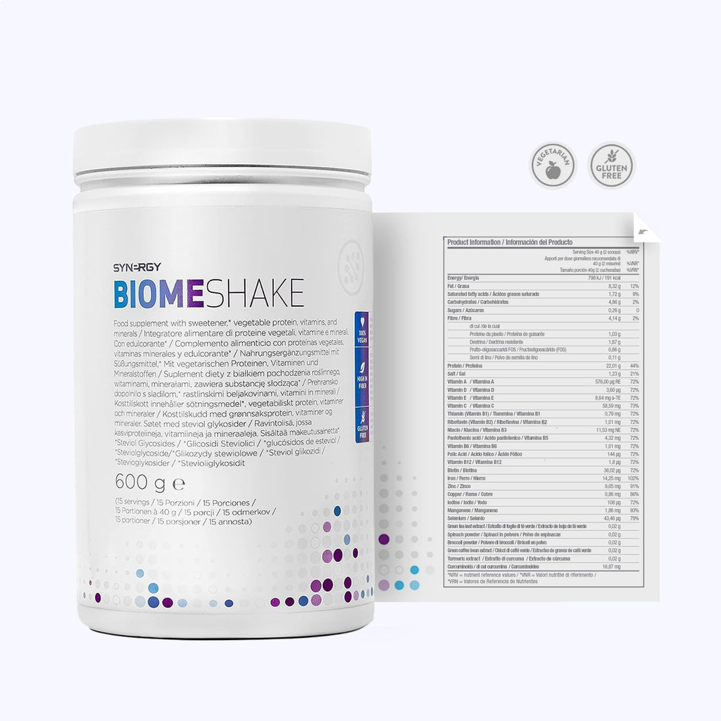 Synergy Worldwide Biome Shake 600 g | 22g Protein Powder Supplement | High in nutrients, Vitamins and Minerals Synergy Worldwide