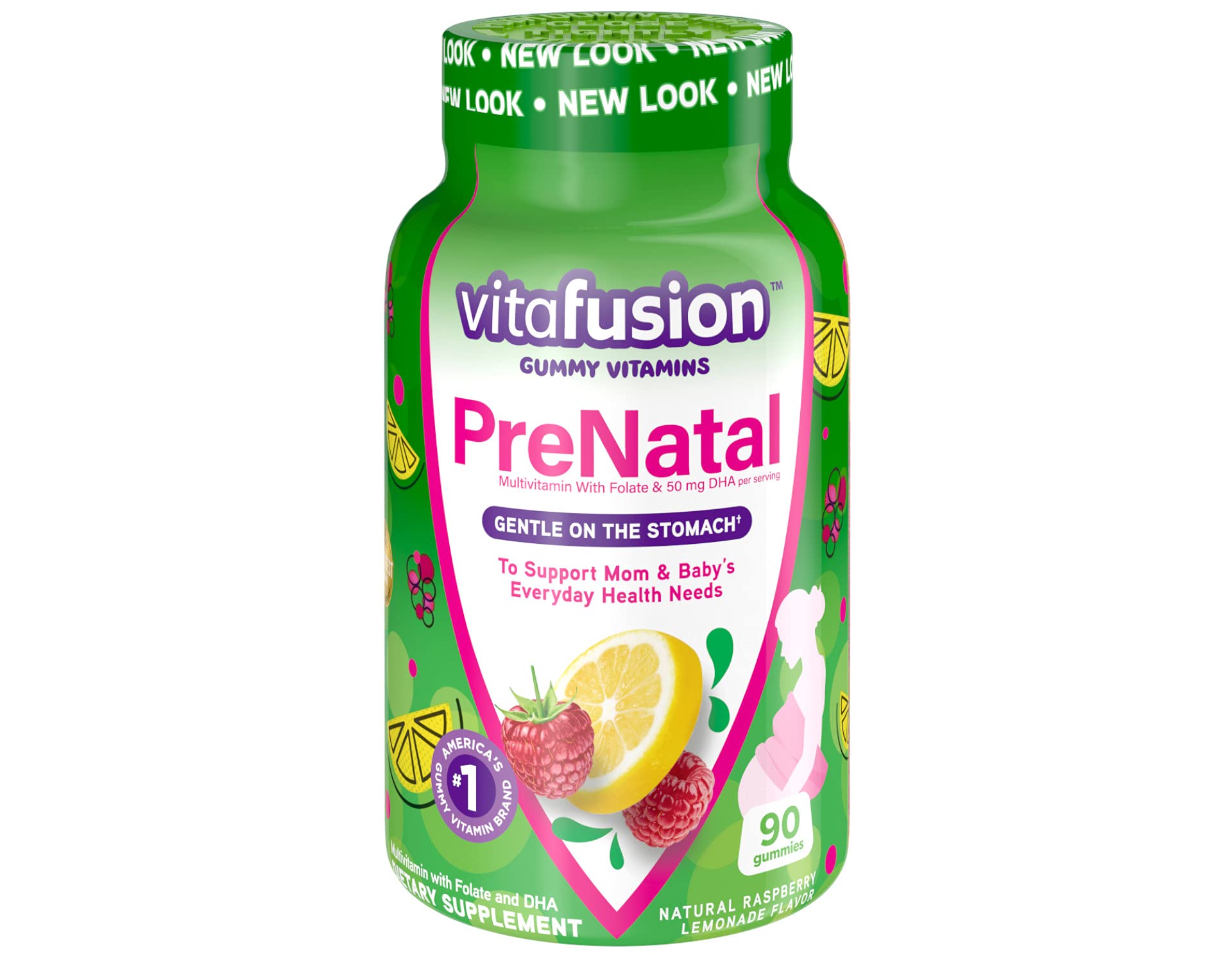 Vitafusion PreNatal Multi Vitamins, 90 Gummies each (Value Pack of 2) Vitafusion