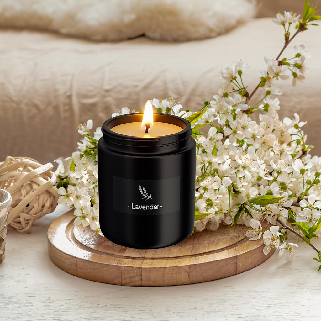 2 Pack Scented Candles for Home Scented, Strong Fragranced Aromatherapy Candles - 6 Oz - AB Mystery