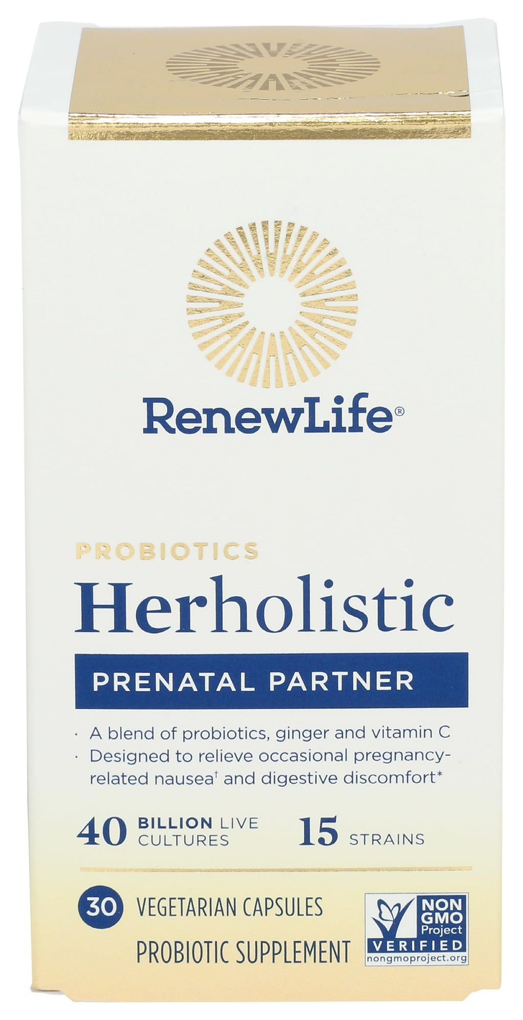 Renew Life Herholistic Prenatal Partner Probiotic 40 Billion, 30 CT