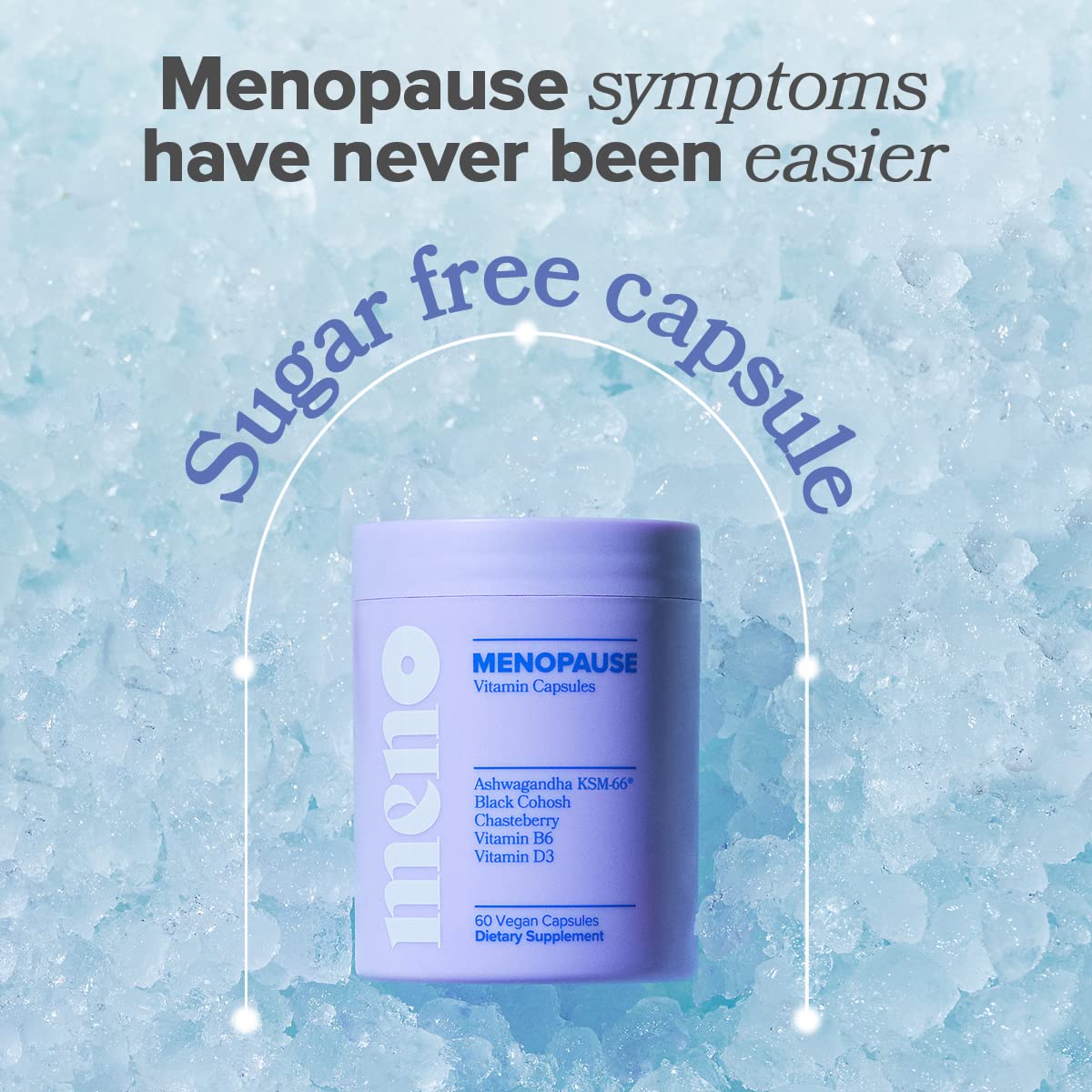 MENO Vitamins for Menopause, 30 Servings (Pack of 1) - Hormone-Free Menopause Supplements O Positiv