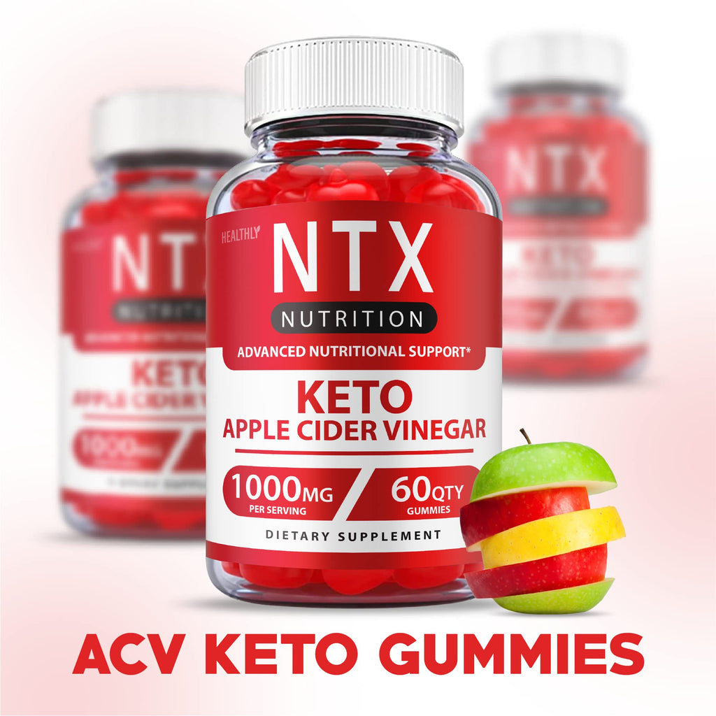 (3 Pack) NTX Keto Gummies Max Strength Ntx Keto Acv Gummies Advanced, Ntx Nutrition