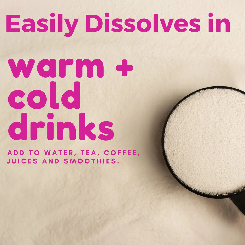 Hydrolysed Marine Collagen Peptides Powder with Hyaluronic Acid, Biotin, Vitamin C & B Vitamins – 10,000mg Collagen - AB Mystery