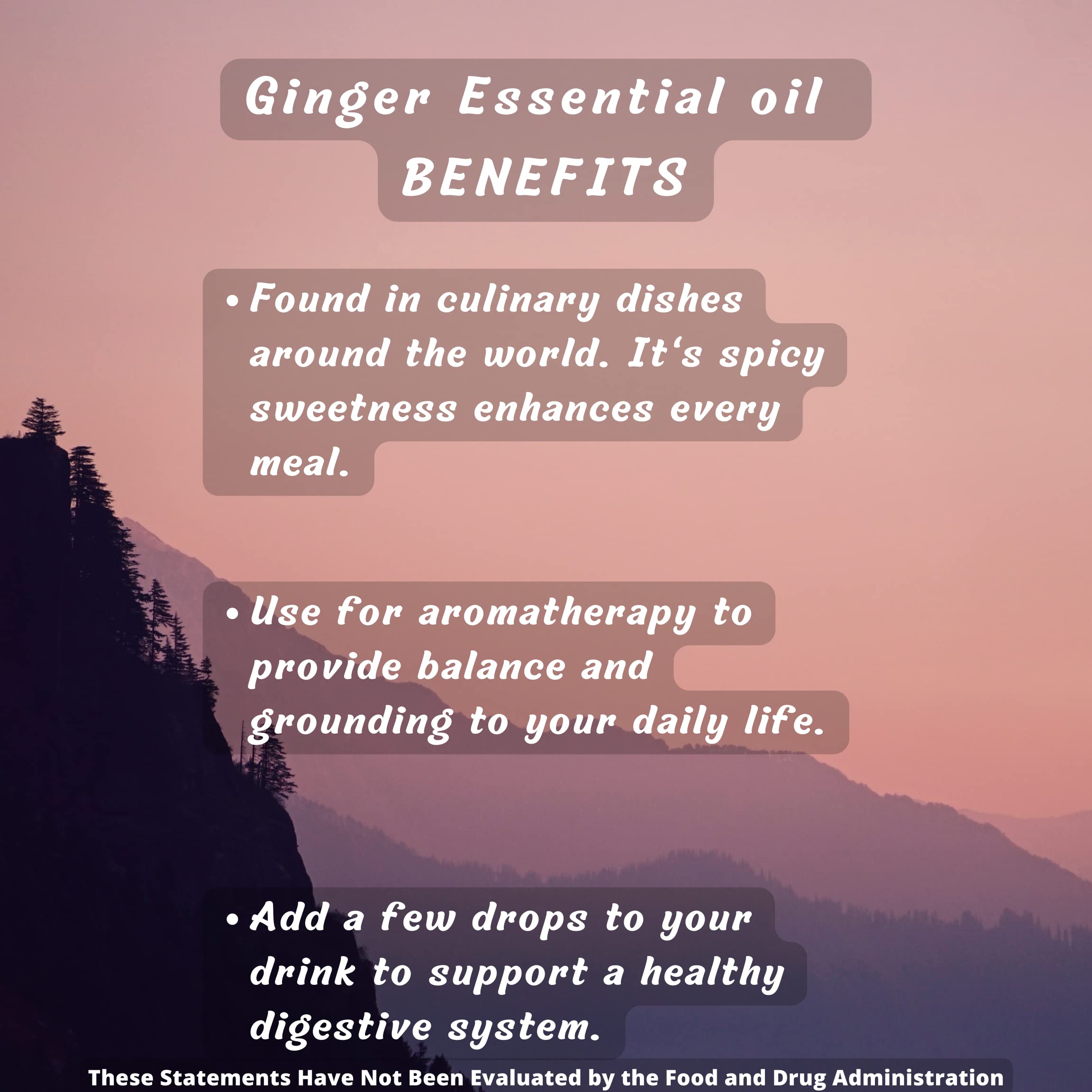 USDA Organic Ginger Essential Oil – Therapeutic Grade- Diffuser Oil - 100% All Natural - with Glass Dropper - AB Mystery