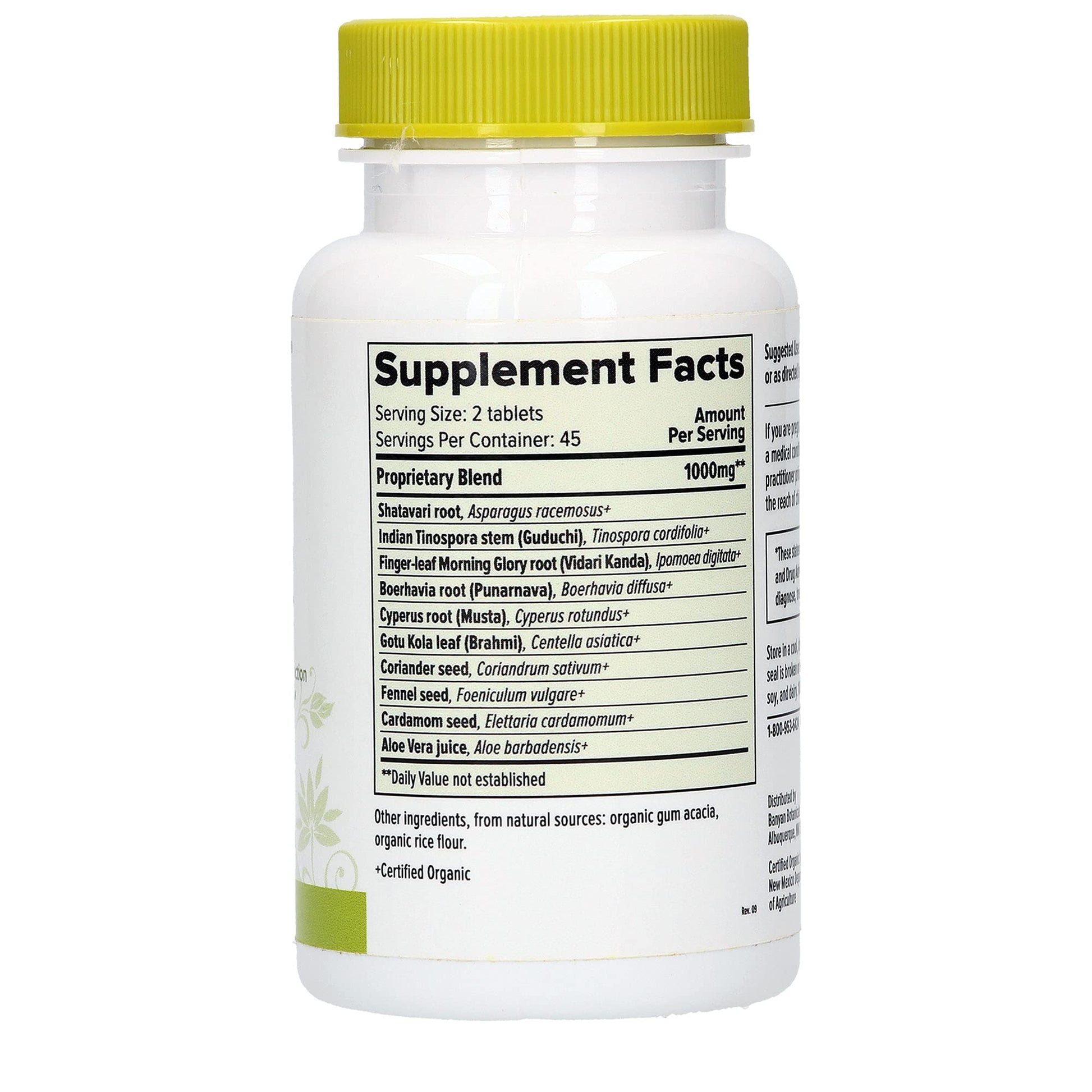 Banyan Botanicals Women’s Support – Organic Herbal Tablets – Promotes a Healthy Female Reproductive - AB Mystery