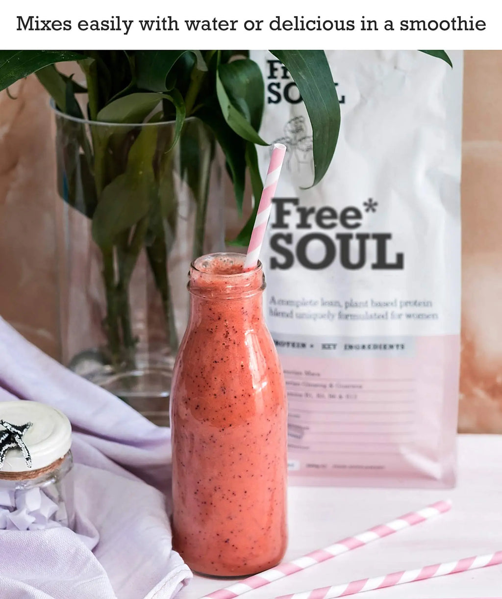 Free Soul Vegan Protein Powder | Formulated for Women | 600g | 20g Protein Free Soul