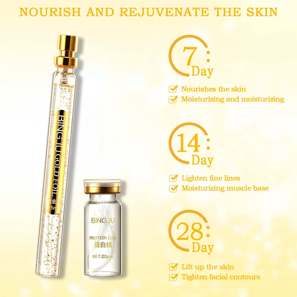 Instalift Korean Protein Thread Lifting Set, Absorbable Collagen Threads for Face Lift, Soluble Protein - AB Mystery