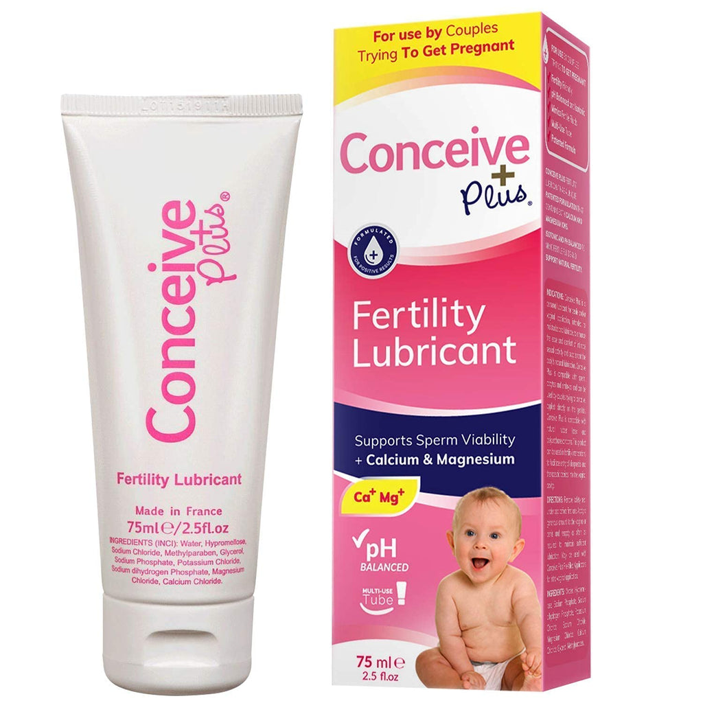 CONCEIVE PLUS Mens Fertility Bundle, Fertility Vitamins 60 Count and Fertility Lubricant 2.5 Ounce CONCEIVE PLUS