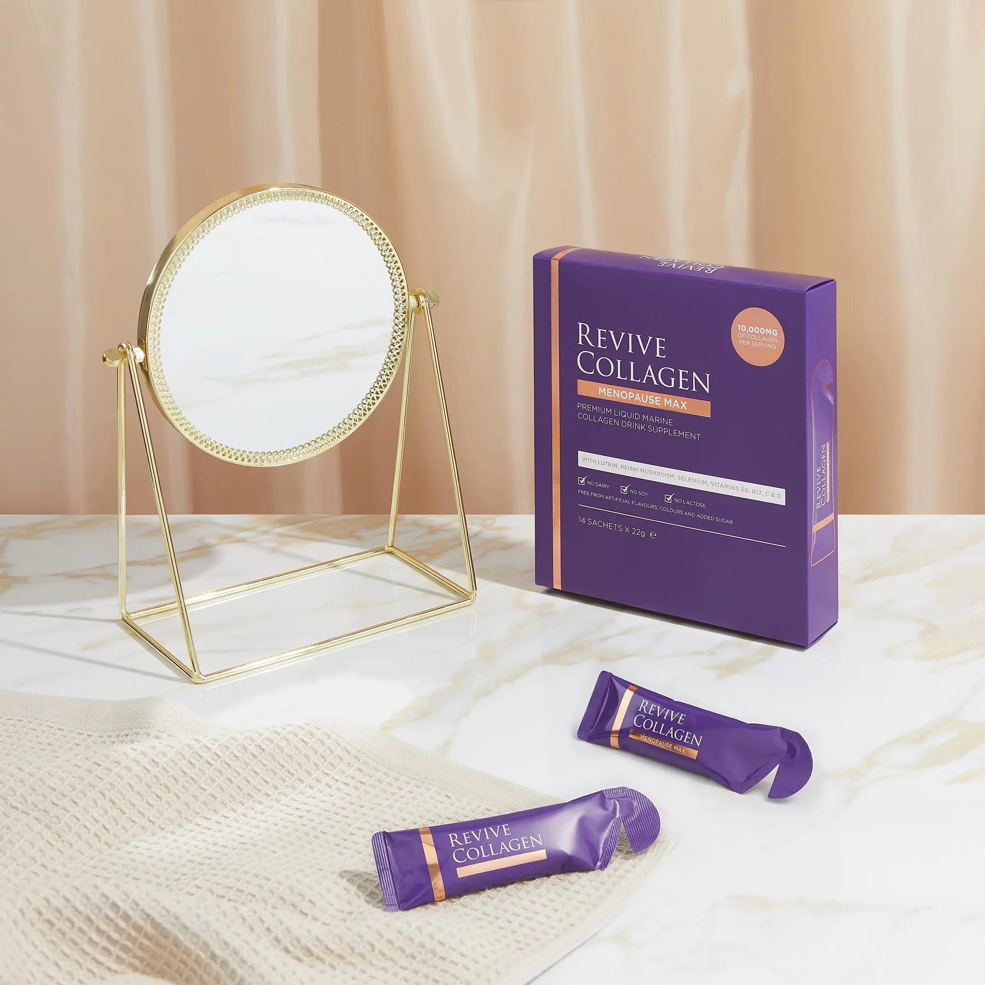 Revive Collagen Premium Menopause Range - Hydrolysed Liquid Marine Collagen Drink - AB Mystery