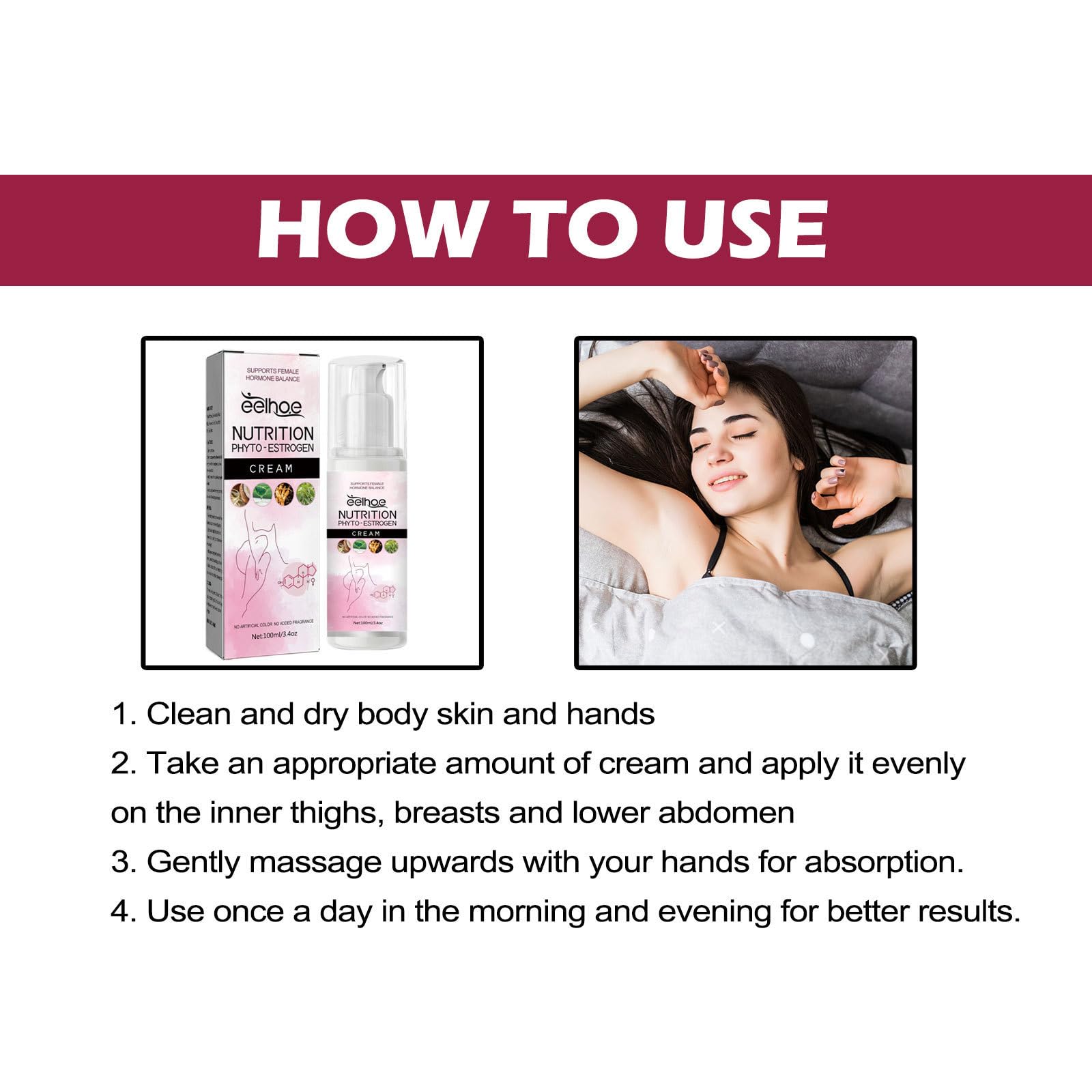 Relief from Mood Swings, Female Menopause, Physical and Mental Fatigue, Restorative Cream - AB Mystery