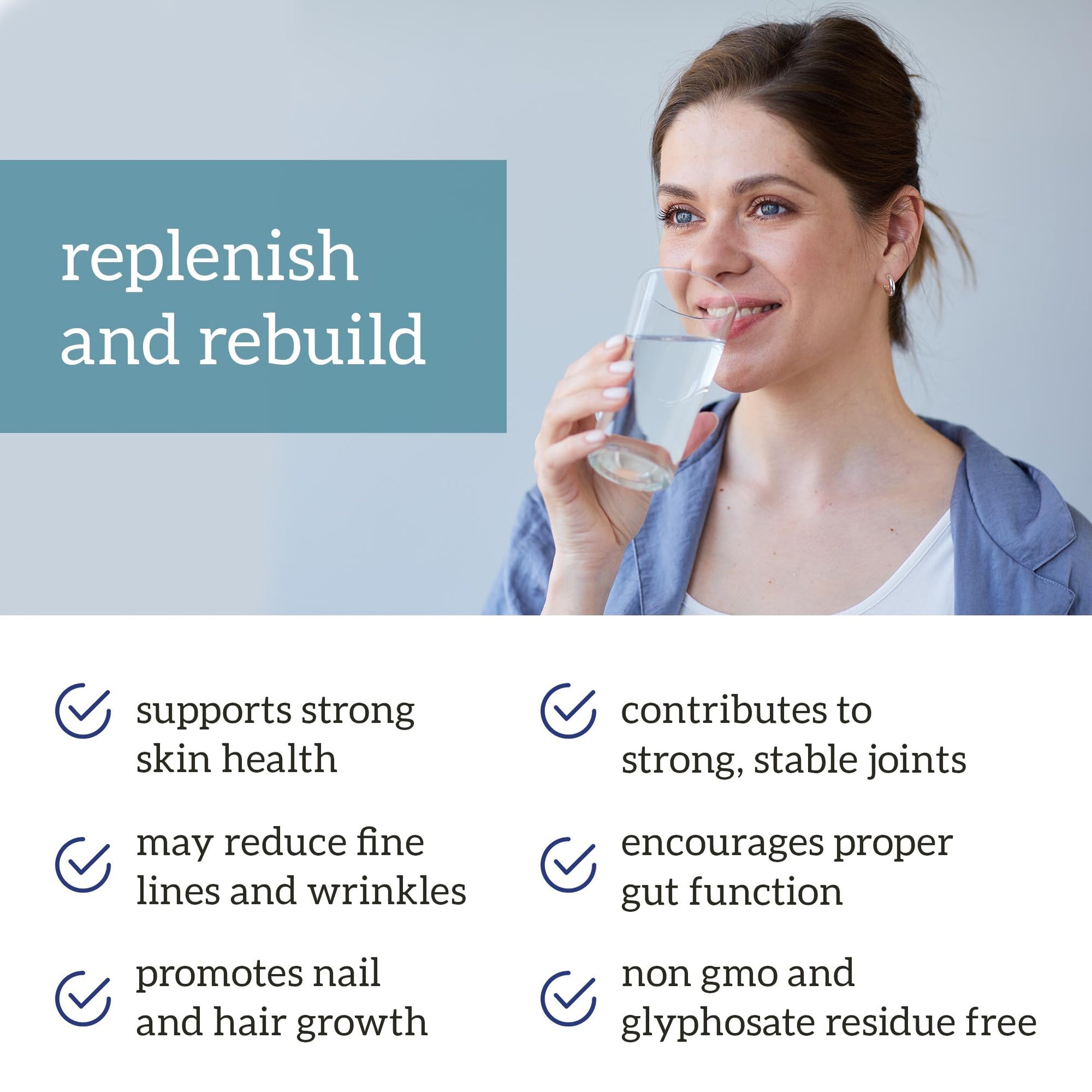 Organifi Unflavored Collagen Powder - Supports Stronger Skin, Nail, and Hair, 40 Servings - AB Mystery