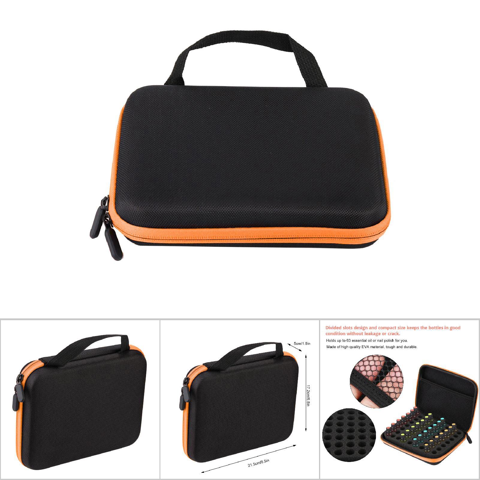 Essential Oil Storage Holder Organizer Carrying Case, Essential Oils Box Holds 63 Bottles - AB Mystery