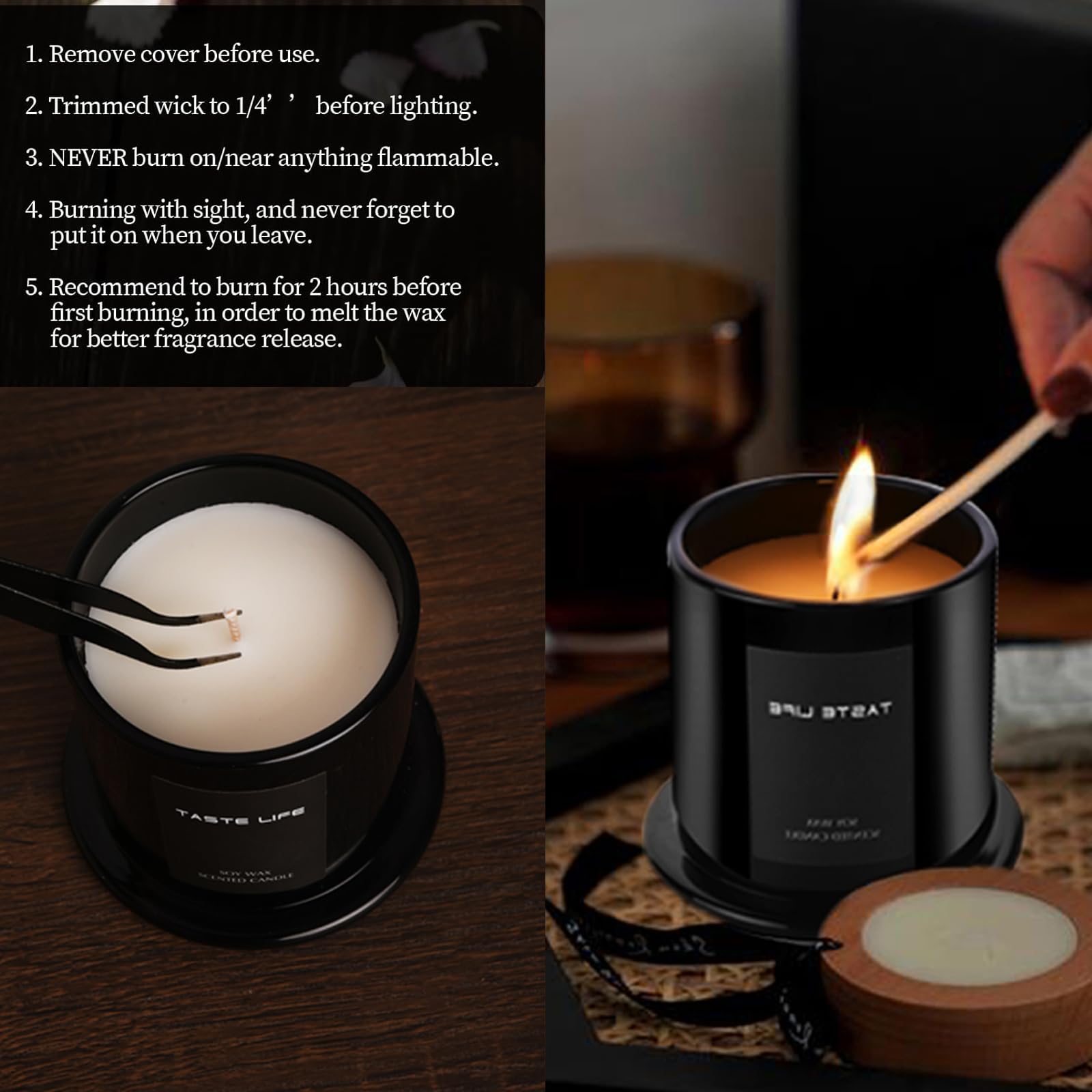 CELBERENA Scented Candles, Soy Candles for Home Scented, Lavender Vanilla Candles - Aromatherapy Candles - AB Mystery