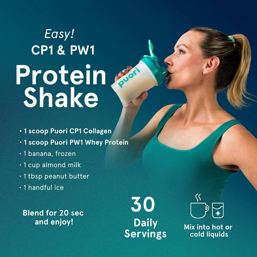 Puori CP1 Pure Collagen Hydrolysed Peptides 300g (30 Servings) - AB Mystery