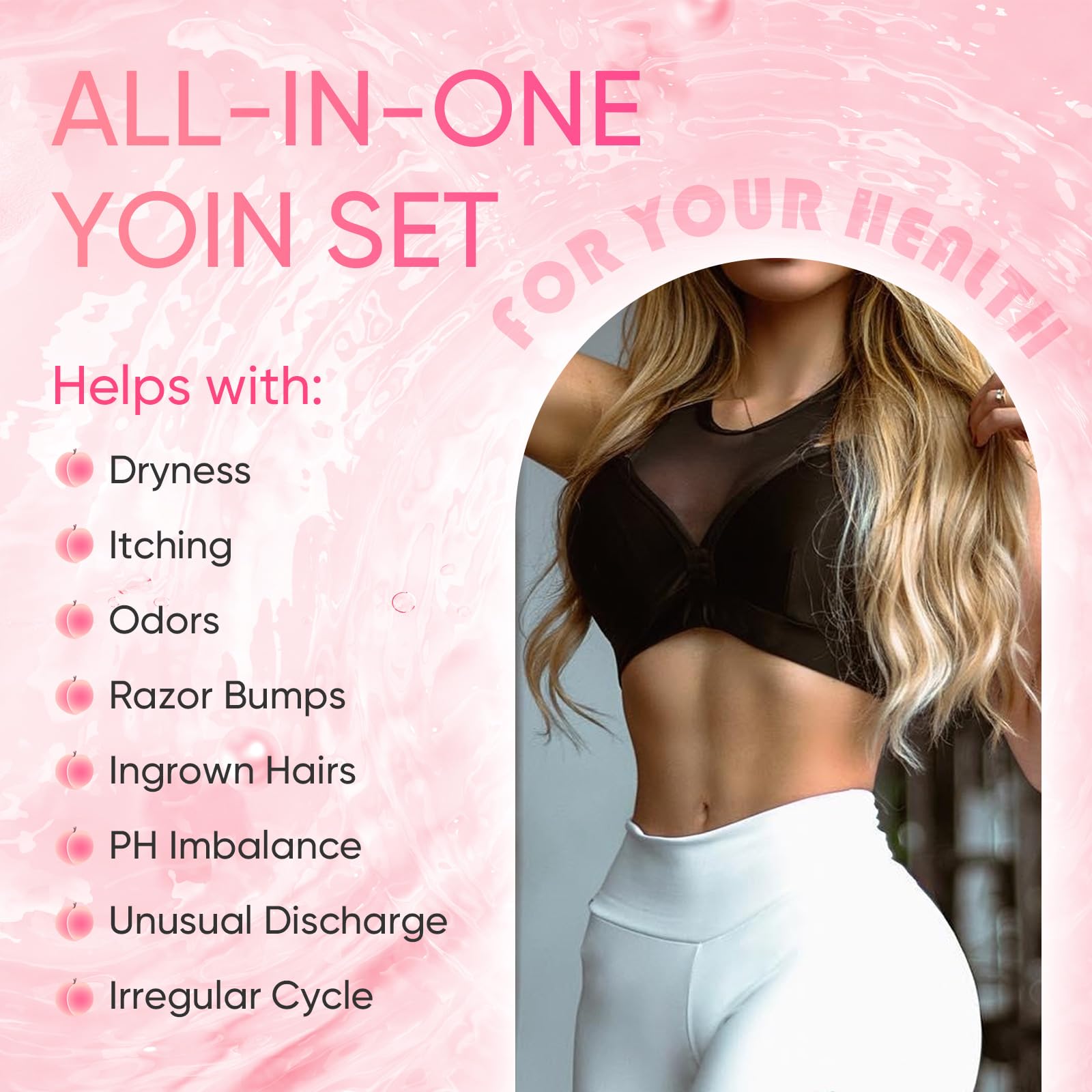 Feminine Wash & Yoni Oil & Yoni Soap Bar Set for Women, 1 Fl.Oz Natural Feminine Oil, Feminine - AB Mystery