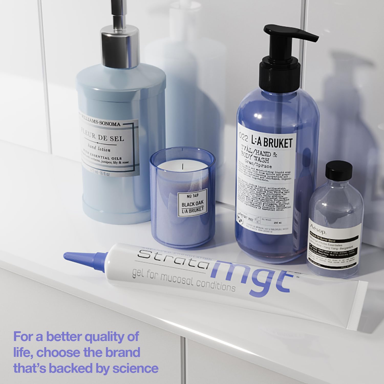 StrataMGT Vaginal Moisturizer - Non-Hormonal & Non-Steroidal- Post Menopause Support - AB Mystery