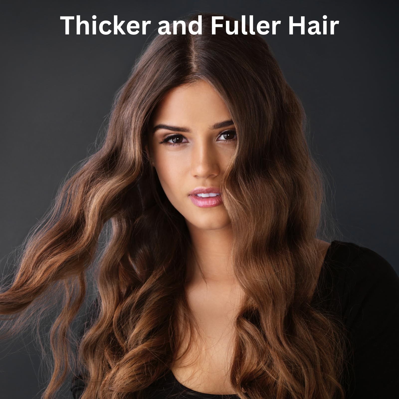 Ebony Medicals DHT Blocker Hair Growth Serum - Hair Loss Supplement, Supports Natural Regrowth - AB Mystery