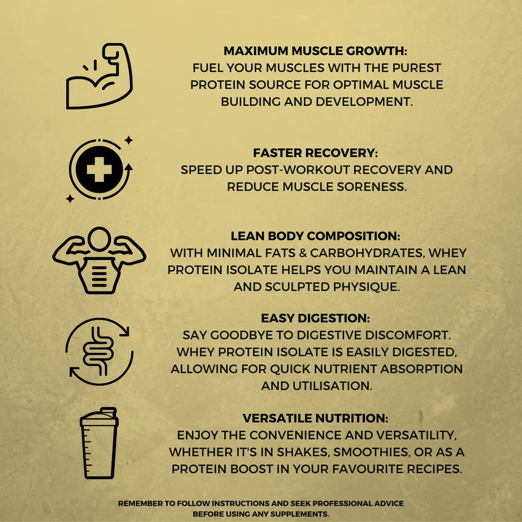 Valhalla's Champion 100% Whey Protein Isolate - 25G Protein per Serving - 30 Servings Valhalla's Champion