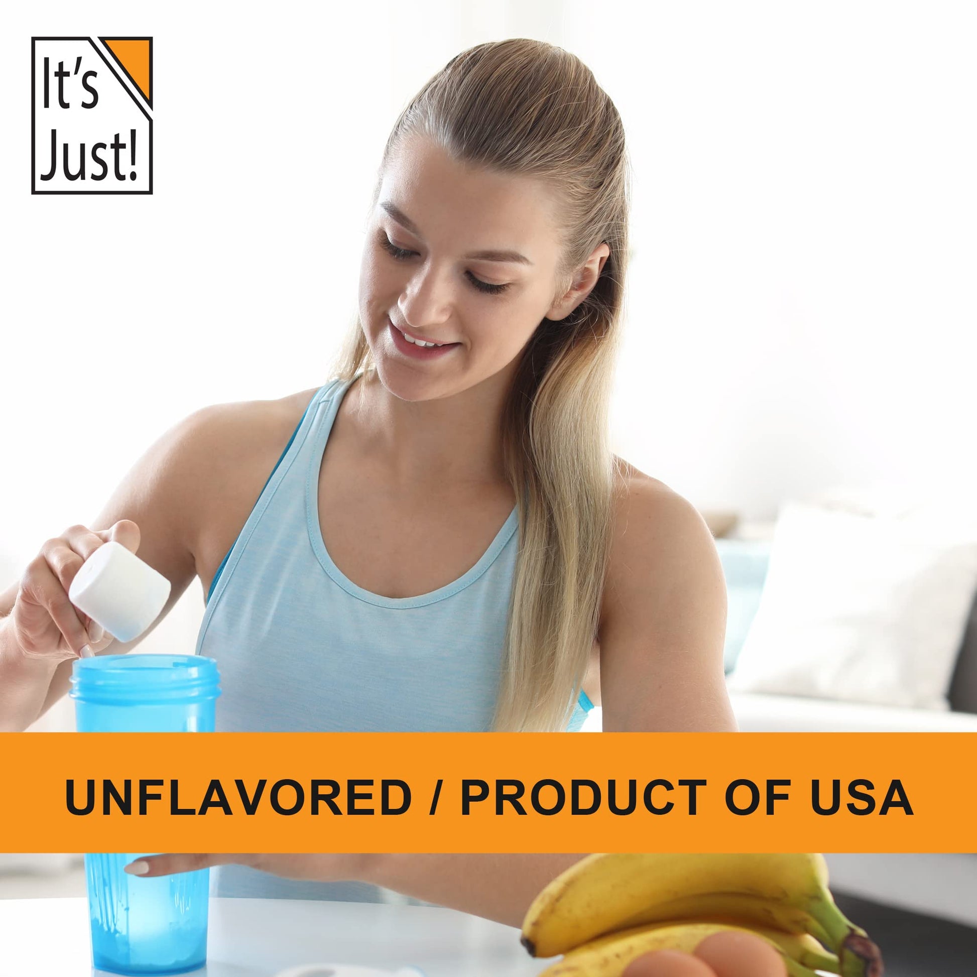 It's Just! - 100% Whey Protein Concentrate, Made in USA, Premium WPC-80, No Added - AB Mystery