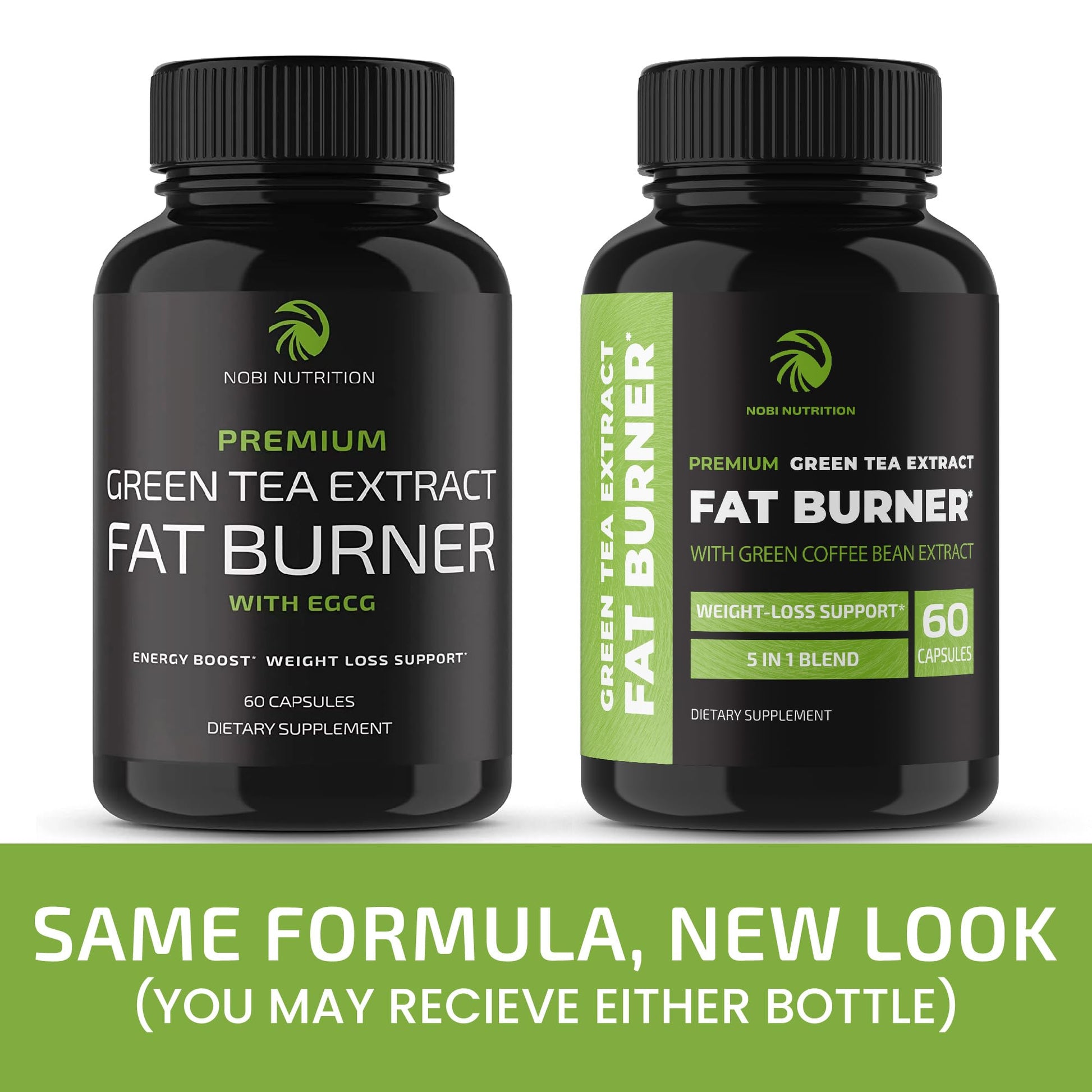 Green Tea Weight Loss Pills with Green Coffee Bean Extract | Belly Fat Burner, Metabolism - AB Mystery