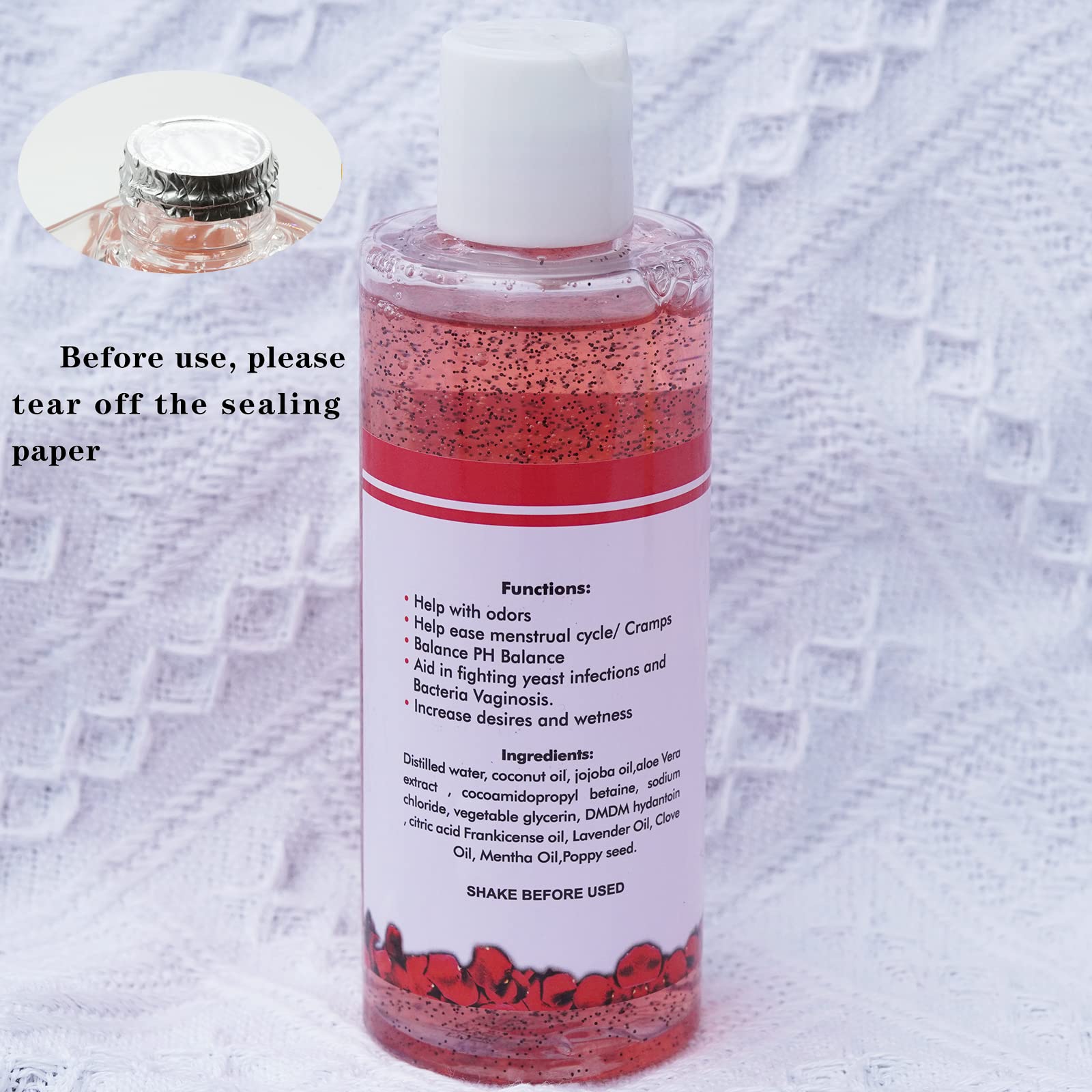 forvirness Feminine Wash with Cleaning Factor, Vaginal Wash - Clean, Remove Odor, pH Balance - AB Mystery