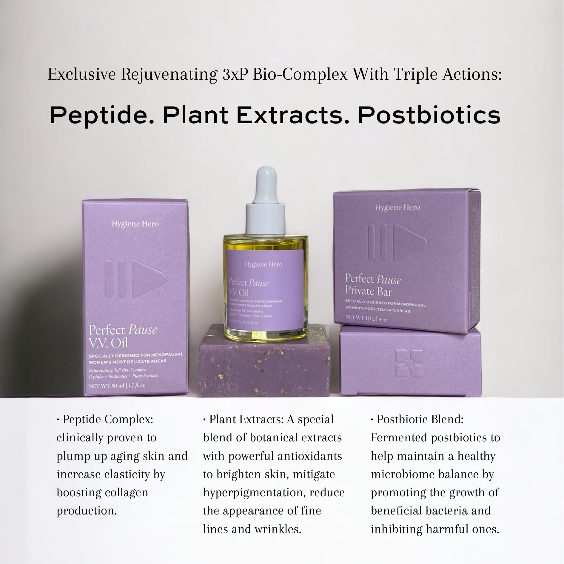 Hygiene Hero Perfect Pause Private Bar - Soap for Menopausal Women | All Natural, Handcrafted, - AB Mystery