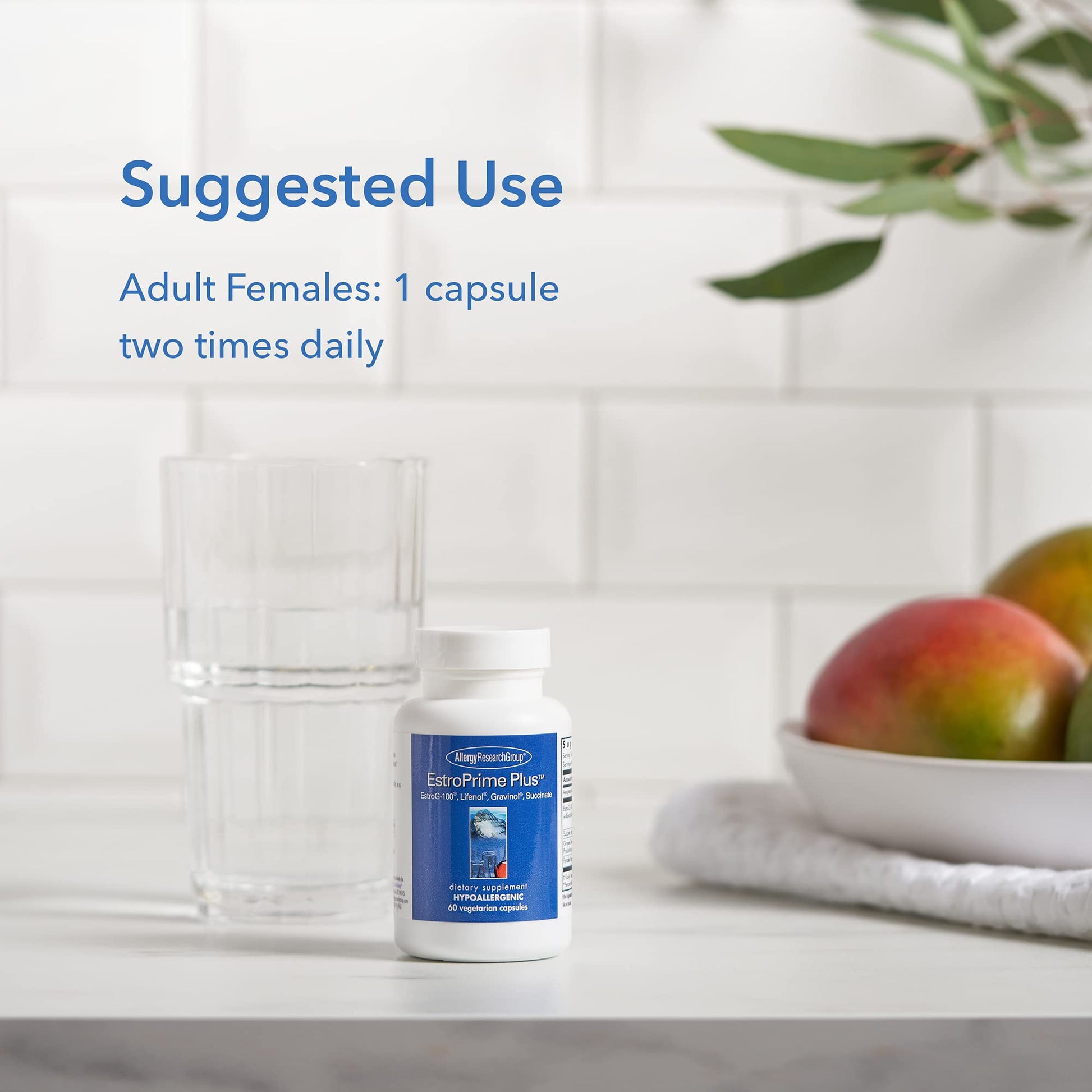 Allergy Research Group - EstroPrime Plus - EstroG-100, Gravinol - Menopause, Soy-Free - AB Mystery