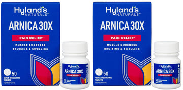 Hyland's Naturals Arnica Montana 30x Tablets, Natural Relief of Bruises, Swelling & Muscle Soreness