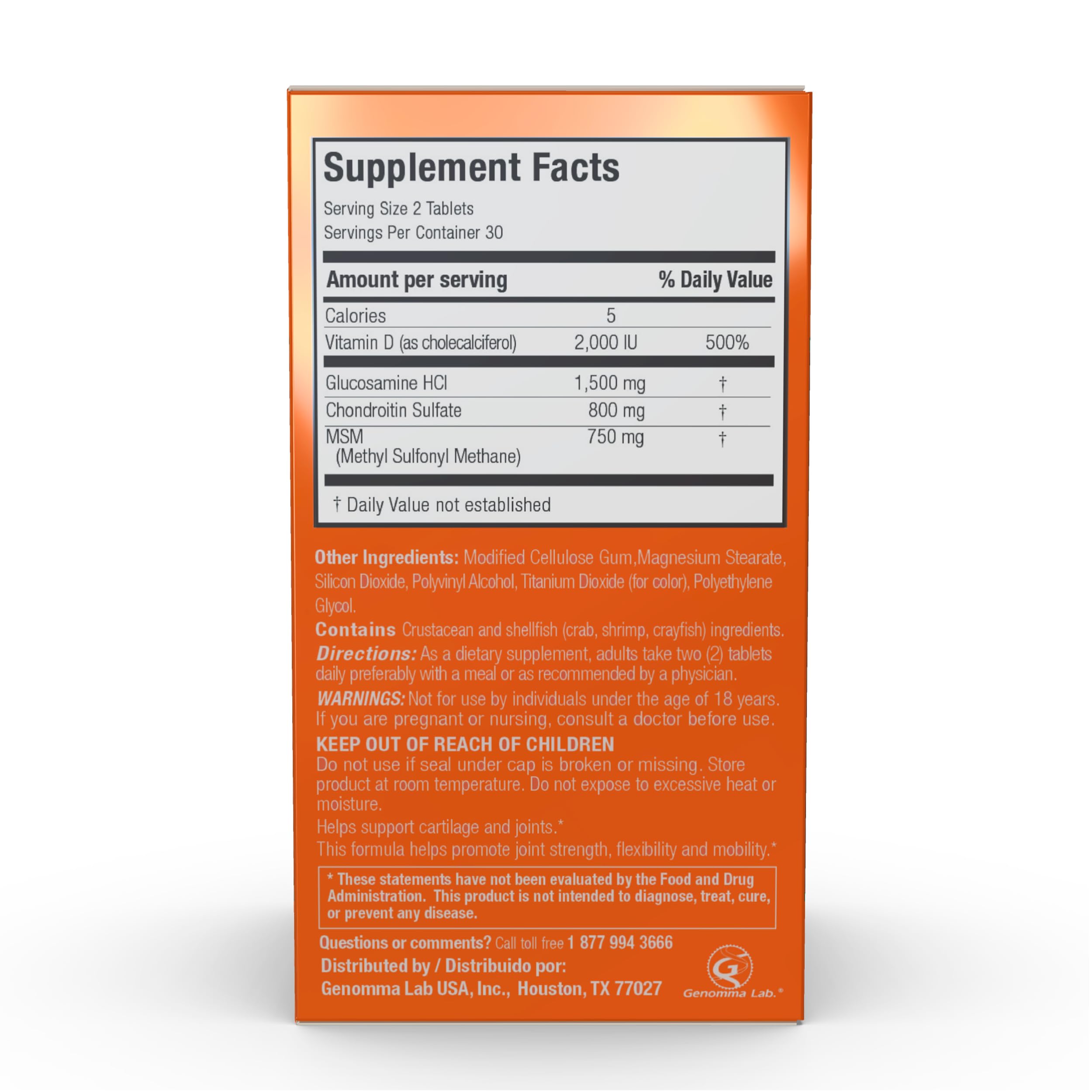 X Ray Dol Triple Action Joint Health Supplement, with 5X Vitamin D, Glucosamine 1500mg - AB Mystery