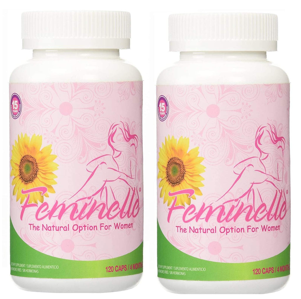 2 BOTTLES 240 CAPSULES FEMINELLE LAURA FLORES MENOPAUSIA by Feminelle - AB Mystery