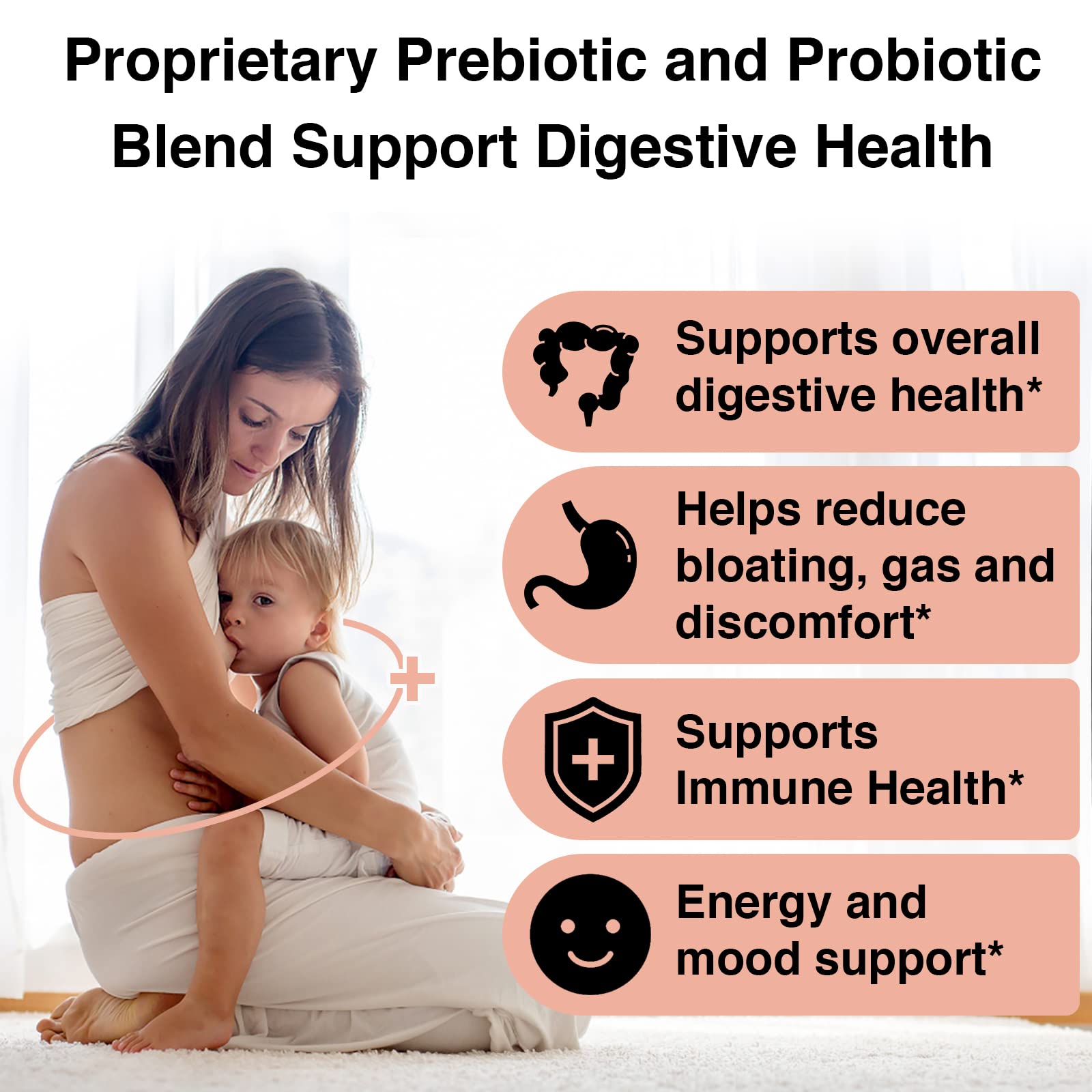 Funermy Postnatal Probiotics Lactation Supplements and Menopause Probiotics for Women - AB Mystery