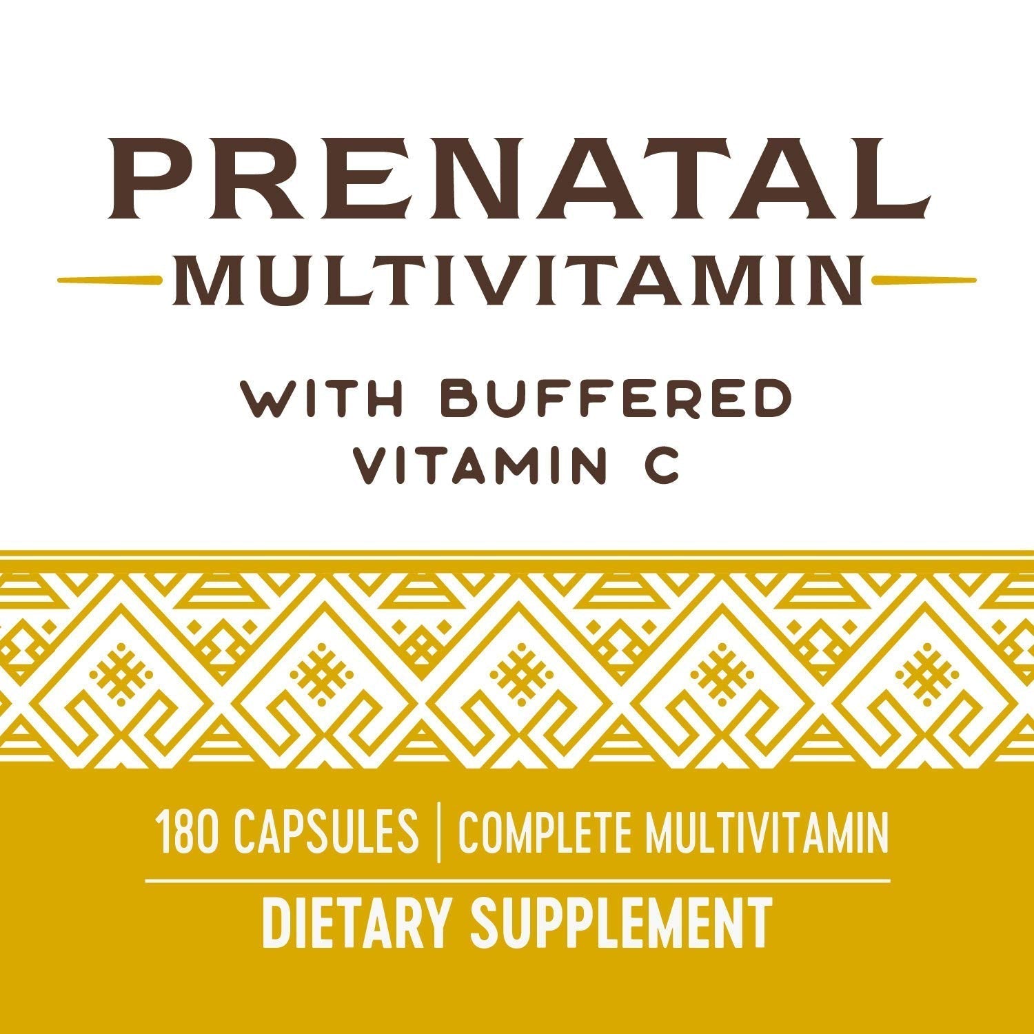 Nature's Way Prenatal Multivitamin, with folate for Healthy Brain and Spinal Development Nature's Way