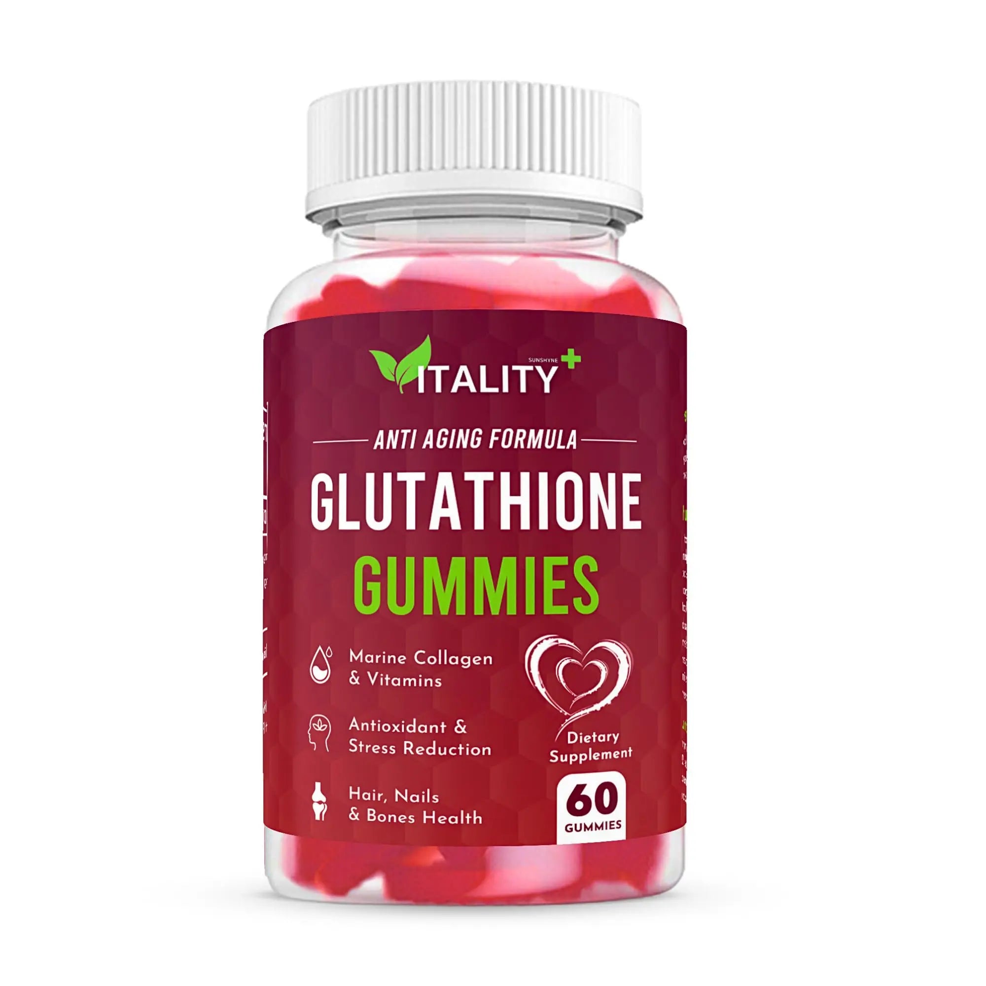 2 Pack Glutathione Gummies | with Marine Collagen | 1050mg per Serving | Antioxidant Support - AB Mystery