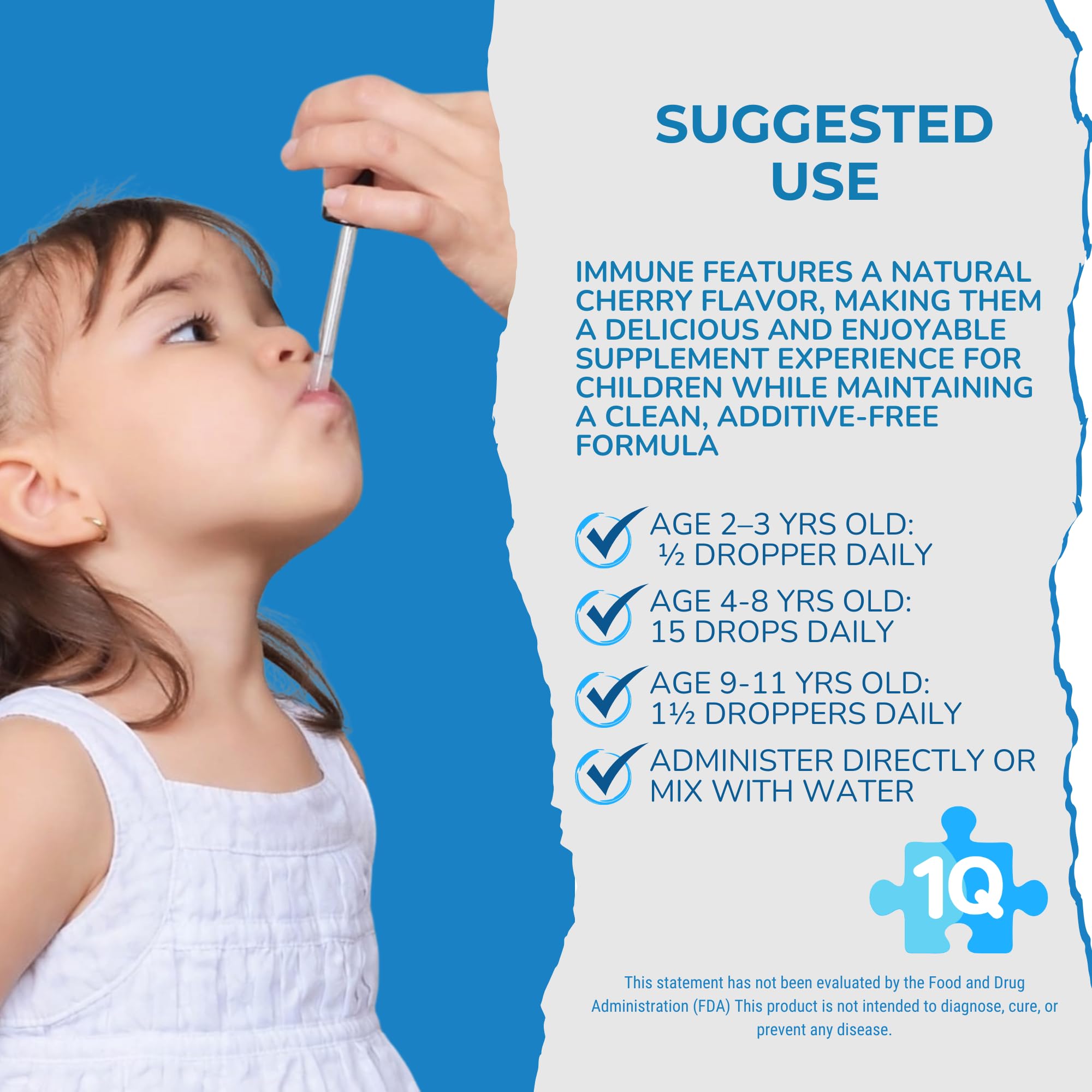 1Q Immune – Liquid Immune Support Supplement for Kids | Elderberry Extract, Turmeric & Acerola Cherry - AB Mystery