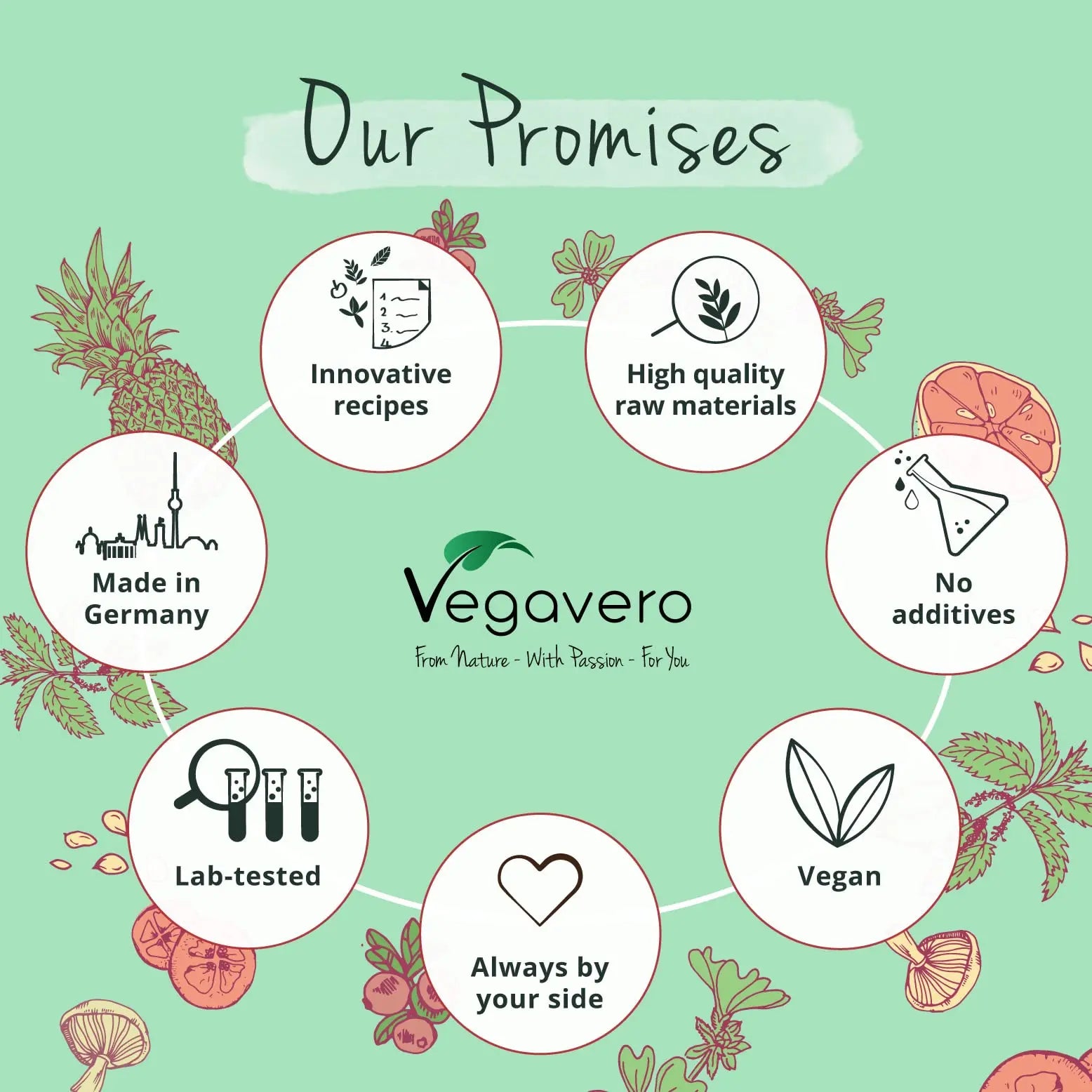 Vegavero Vegan Collagen Complex + Hyaluronic Acid | NO Additives | Vegan Collagen Powder Vollagen Vegavero