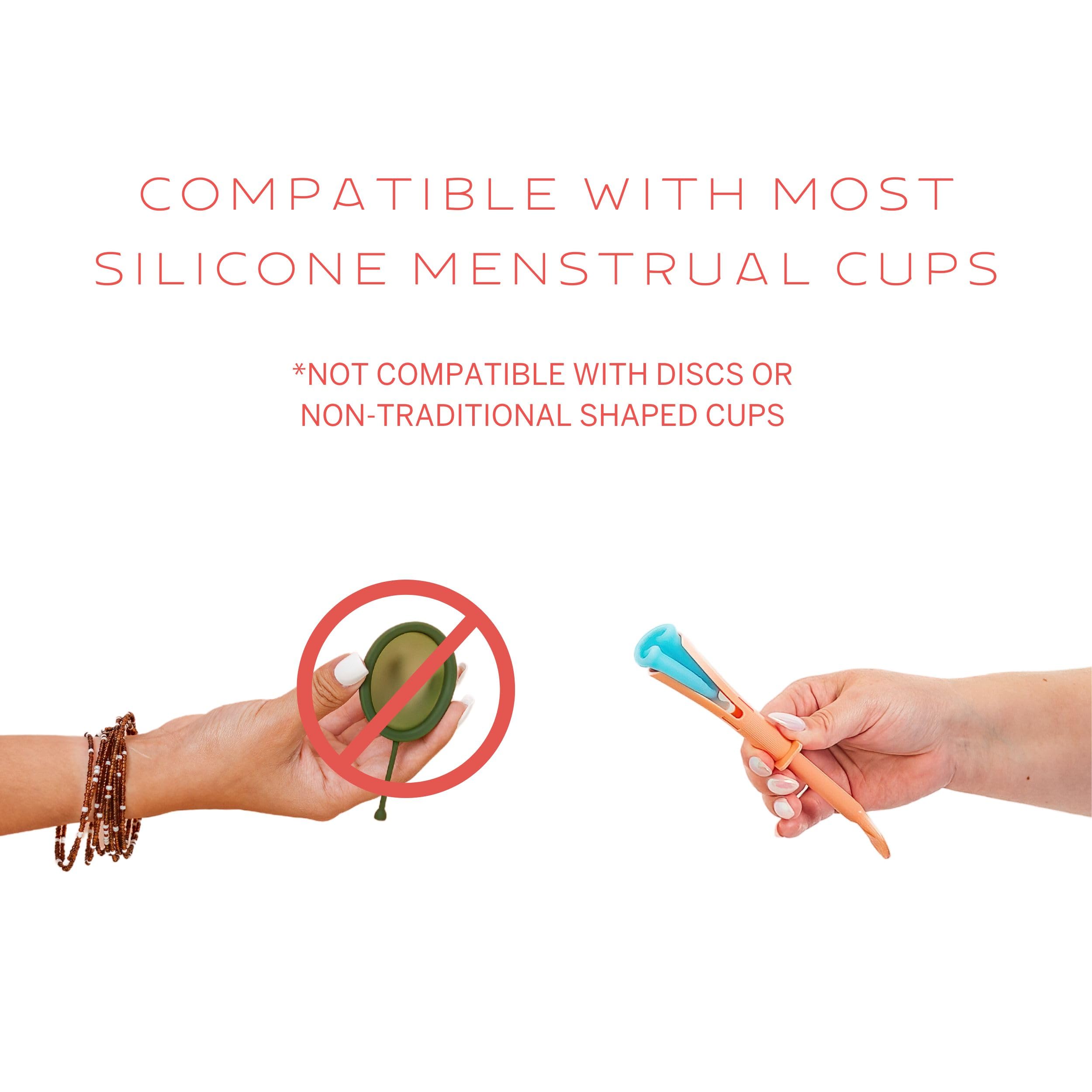 Pixie Menstrual Cup & Tampon Applicator + Period Cup Remover - Make Insertion & Removal Easy - AB Mystery