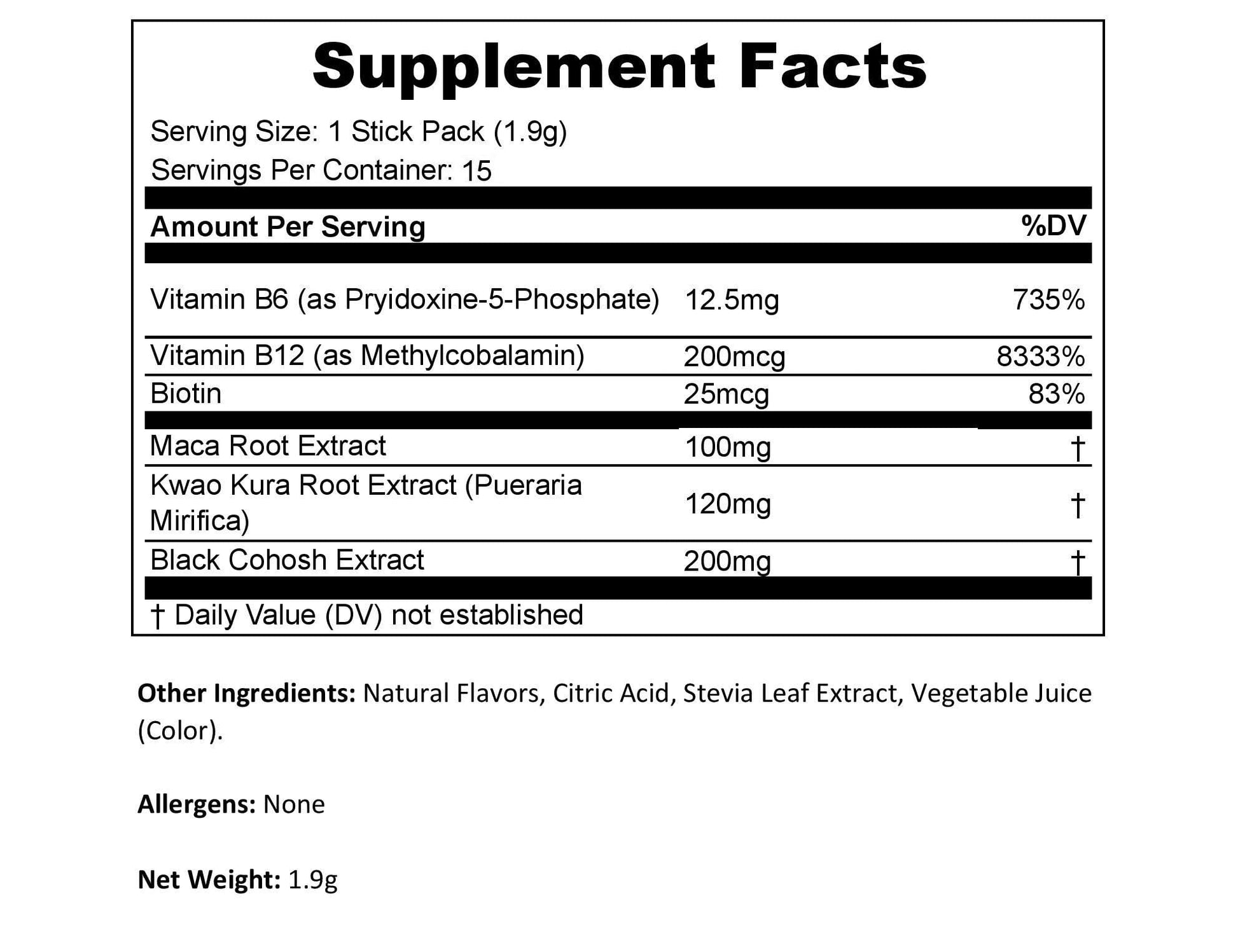 Mixhers Herthrive - Menopause Support Drink Mix - Women's Menopause Supplements - AB Mystery