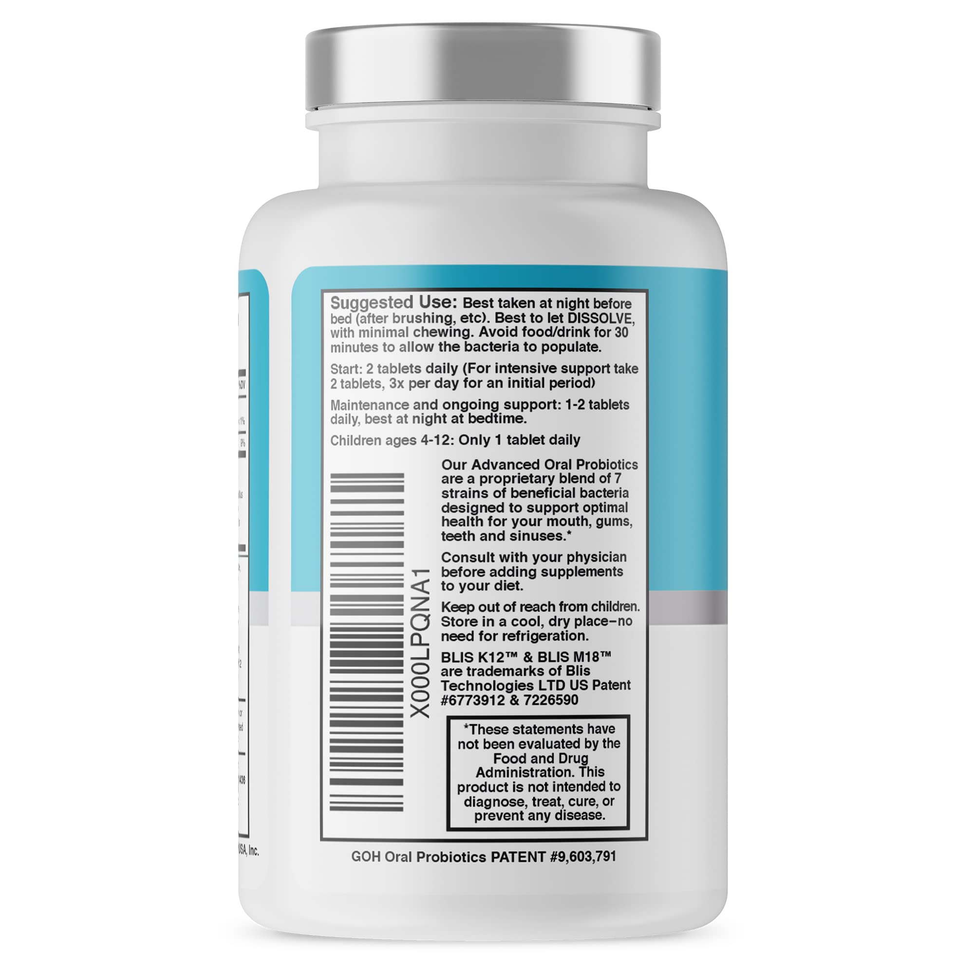 Oral Probiotics for Mouth Bad Breath Treatment for Adults: Dentist Formulated Advanced - AB Mystery