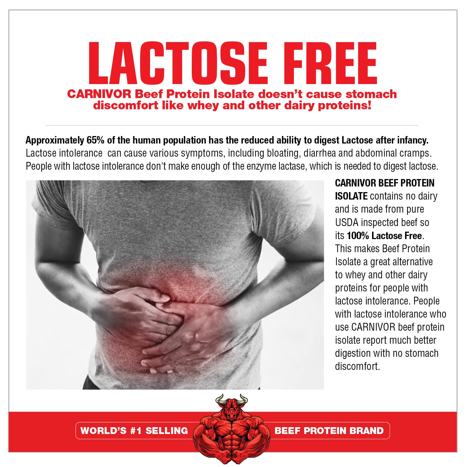 MuscleMeds CARNIVOR Beef Protein Isolate Powder, Muscle Building, Recovery, Lactose - AB Mystery