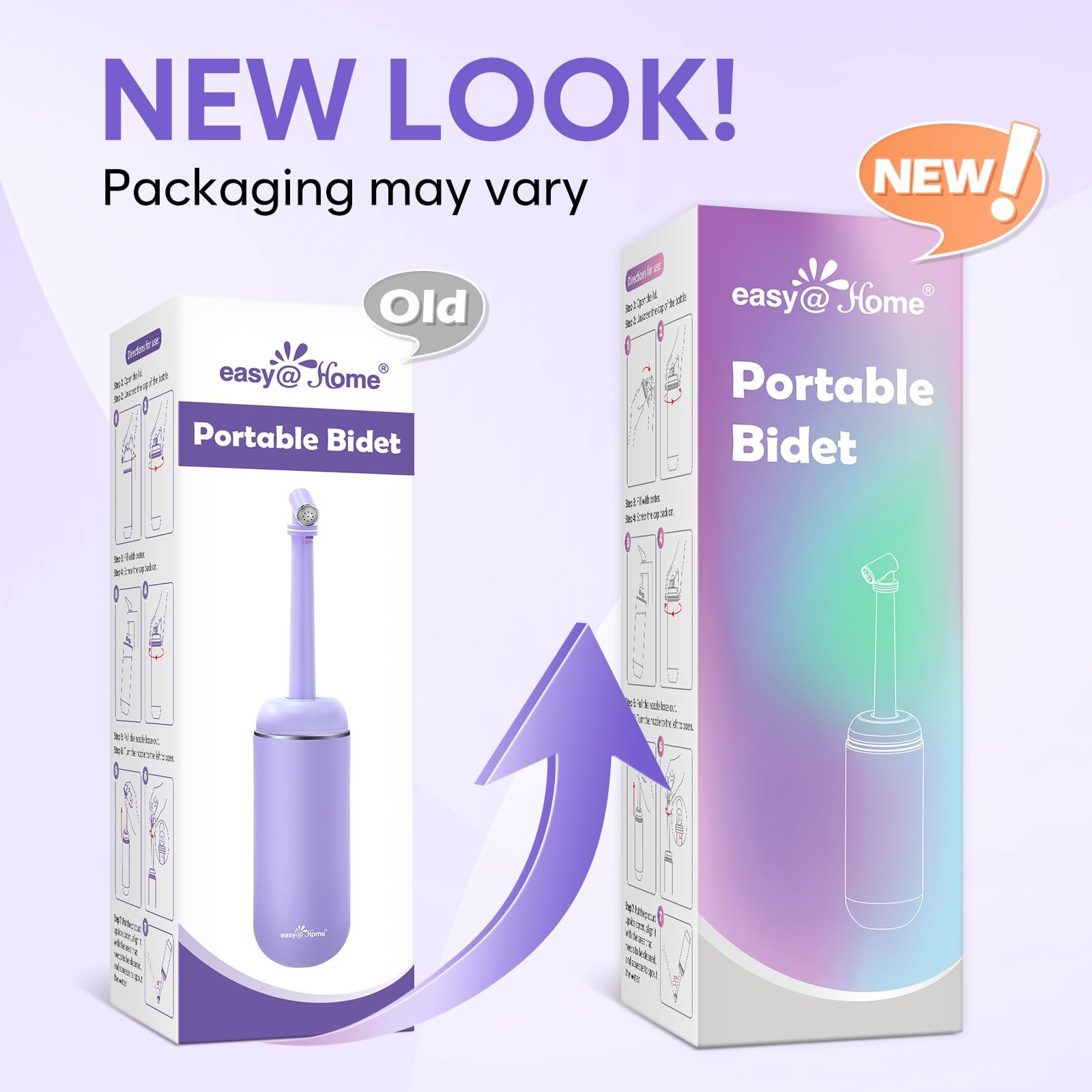 Portable Peri Bottle for Postpartum & Perineal Care: Easy@Home Handheld Bidet Perfect for Personal - AB Mystery