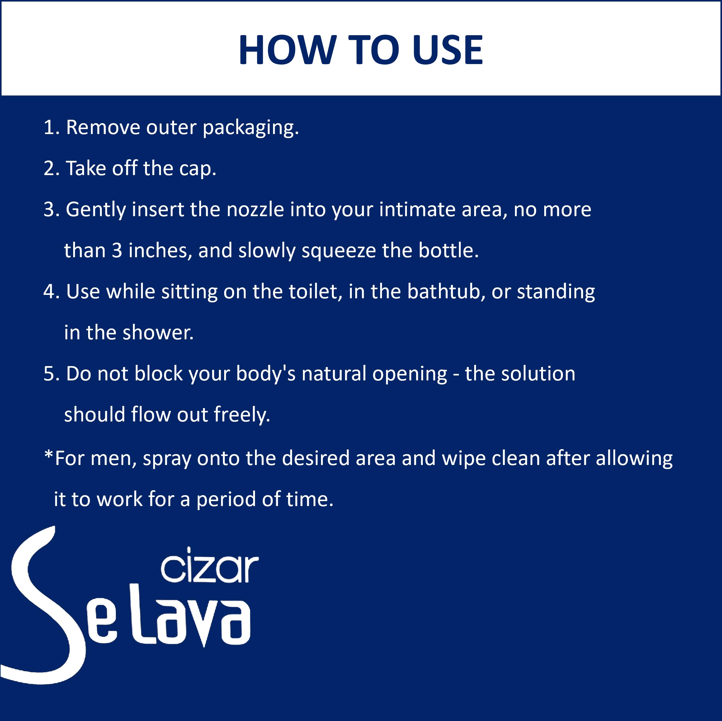 Cizar - Selava, Feminine Wash 15ml 7ea, Gynecologists Developed, Preservative-Free - AB Mystery