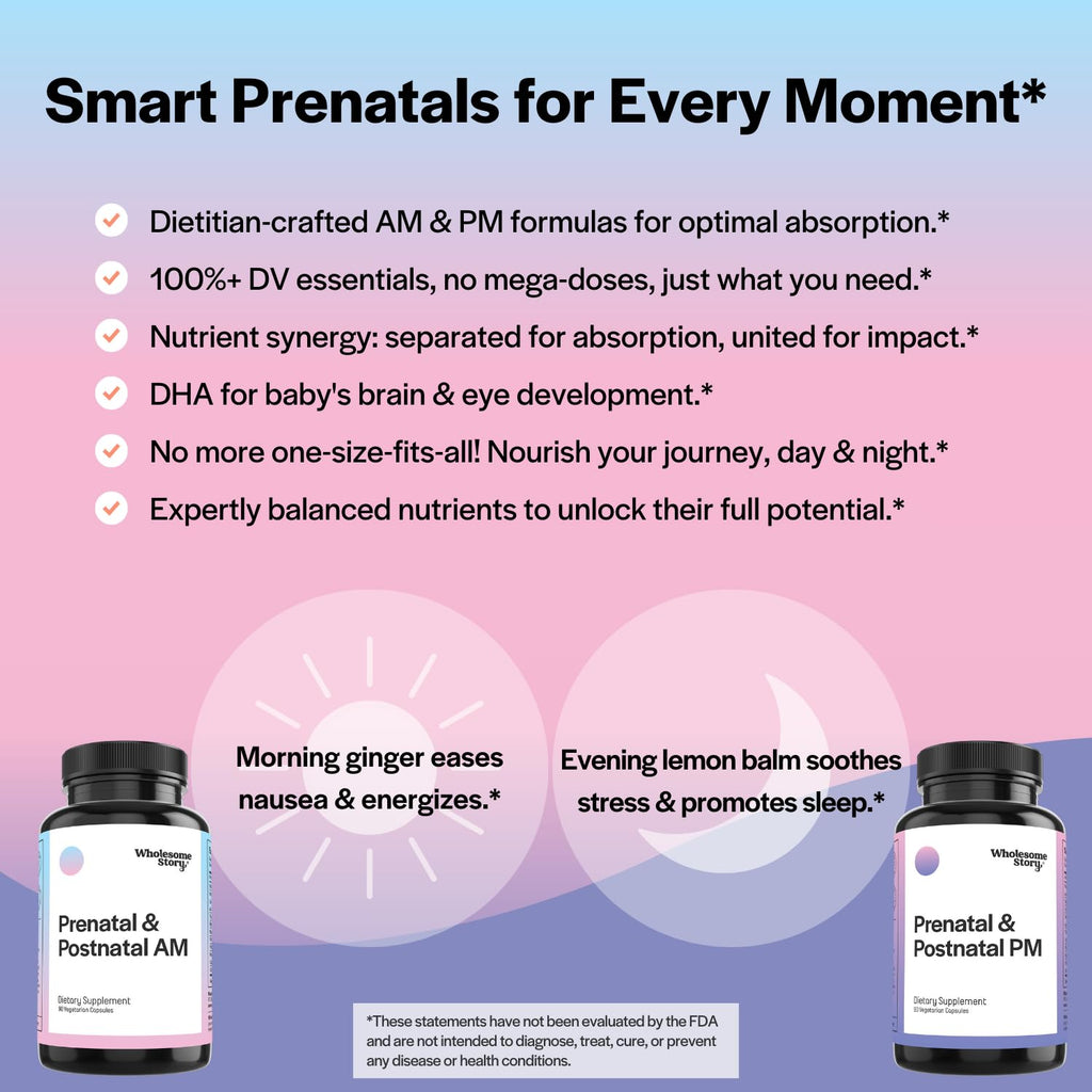 Premium Pregnancy Bundle: Myo-Inositol & D-Chiro Inositol Blend Capsule | NAC Supplement N-Acety Wholesome Story
