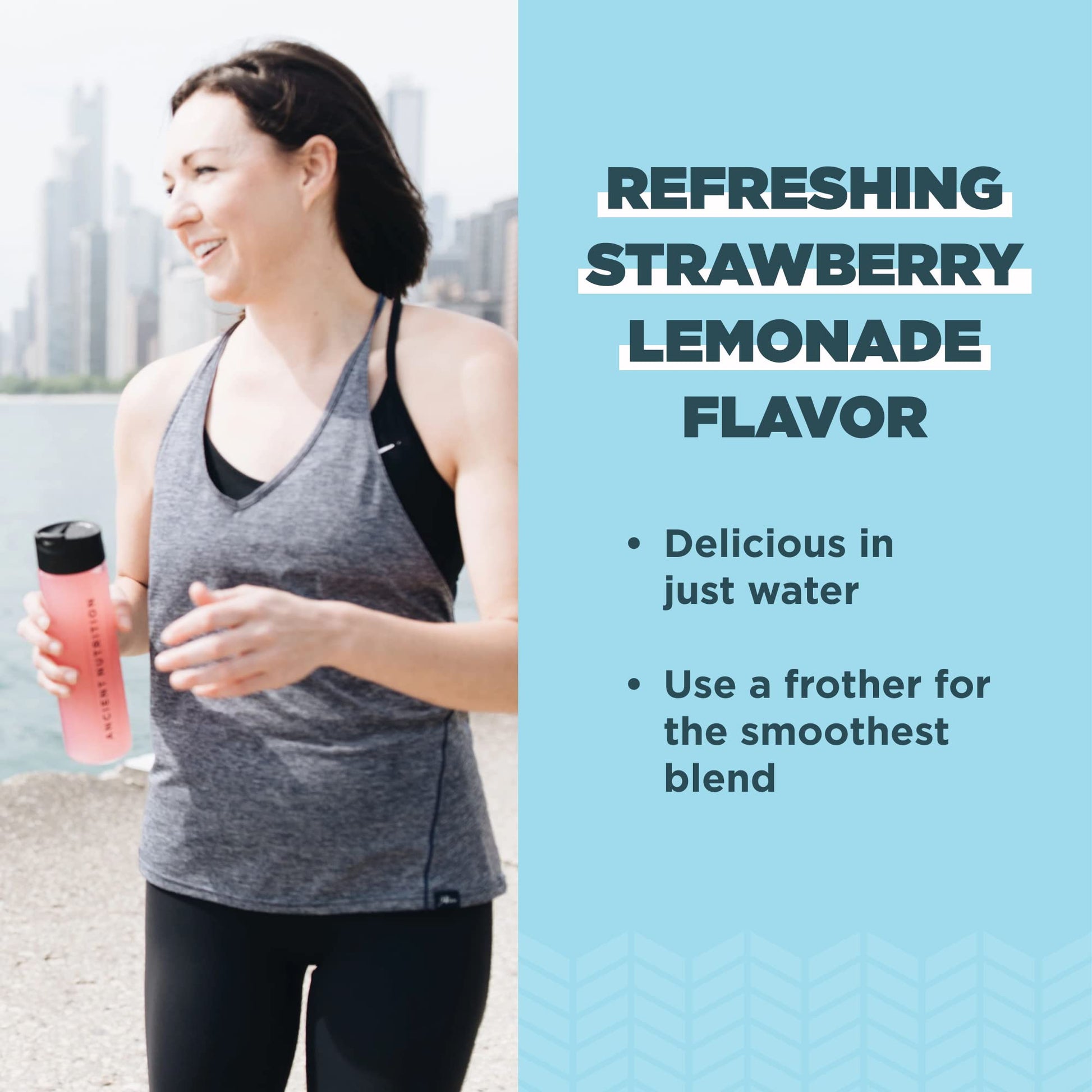 Ancient Nutrition Collagen Powder Protein, Multi Collagen Protein Powder, Strawberry Lemo - AB Mystery